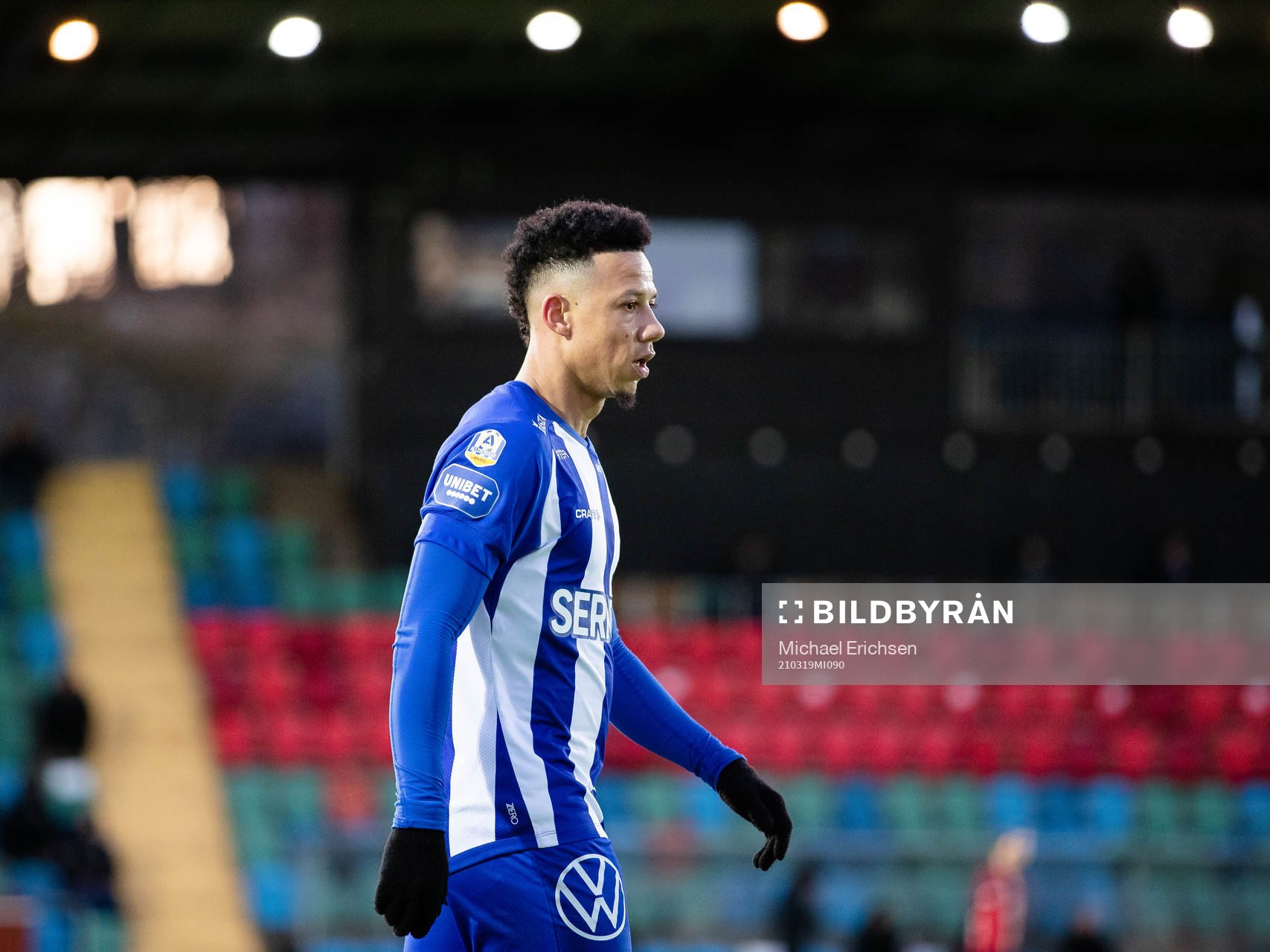 IFK Göteborgs Tobias Sanaunder fotbollsmatchen i