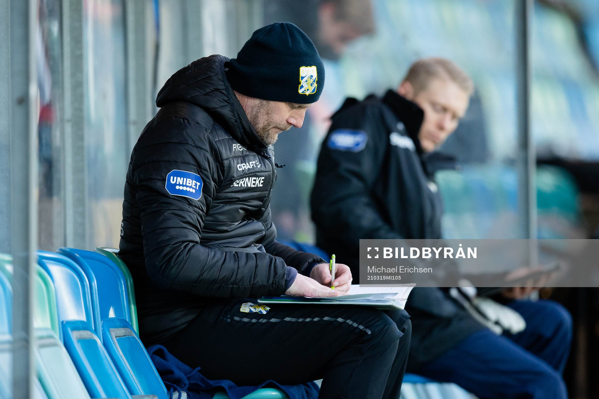 IFK Göteborgs målvaktstränare Stefan Remnér innan