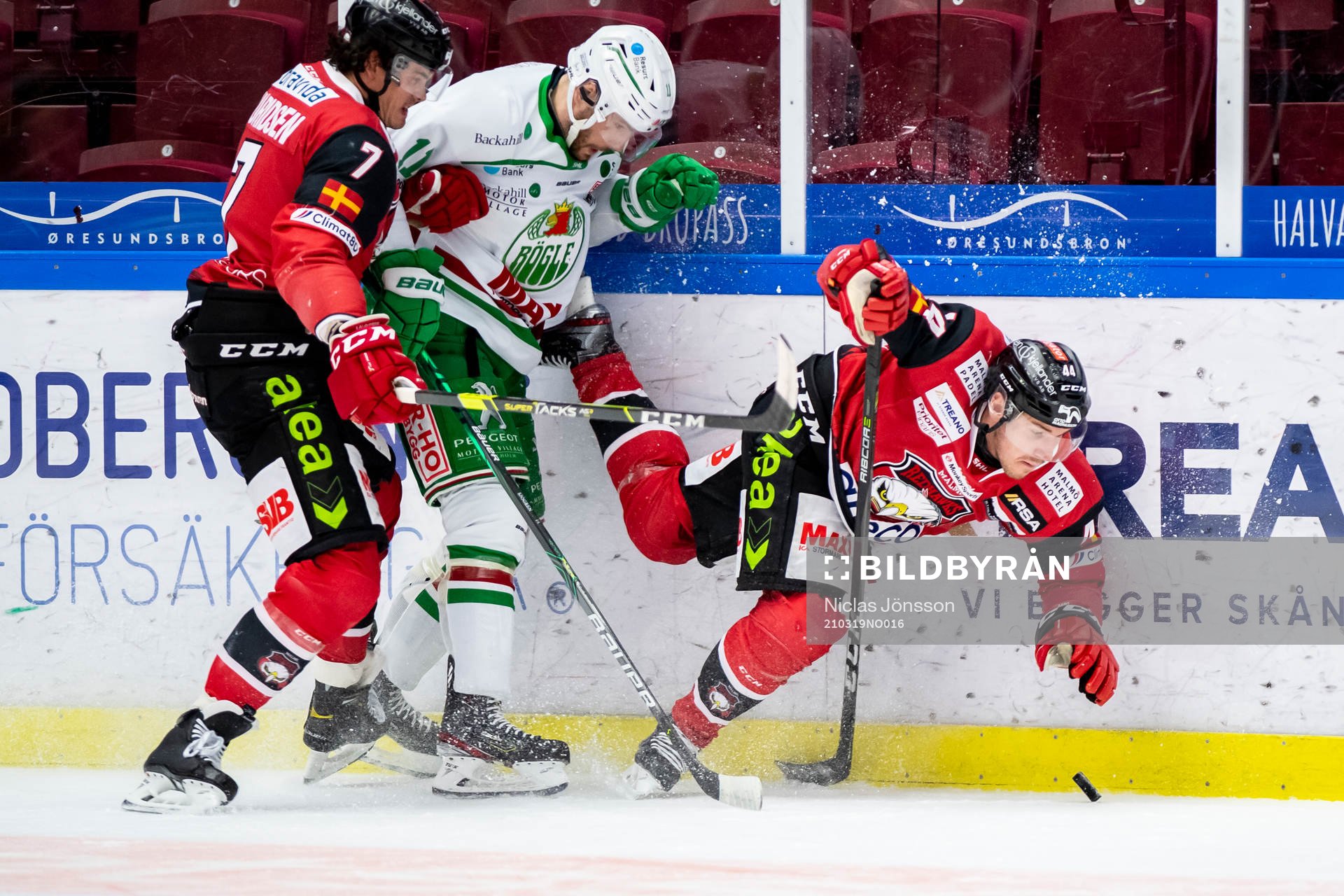 Malmö Redhawks Oliver Lauridsen  och Jesper Jensen Aabo