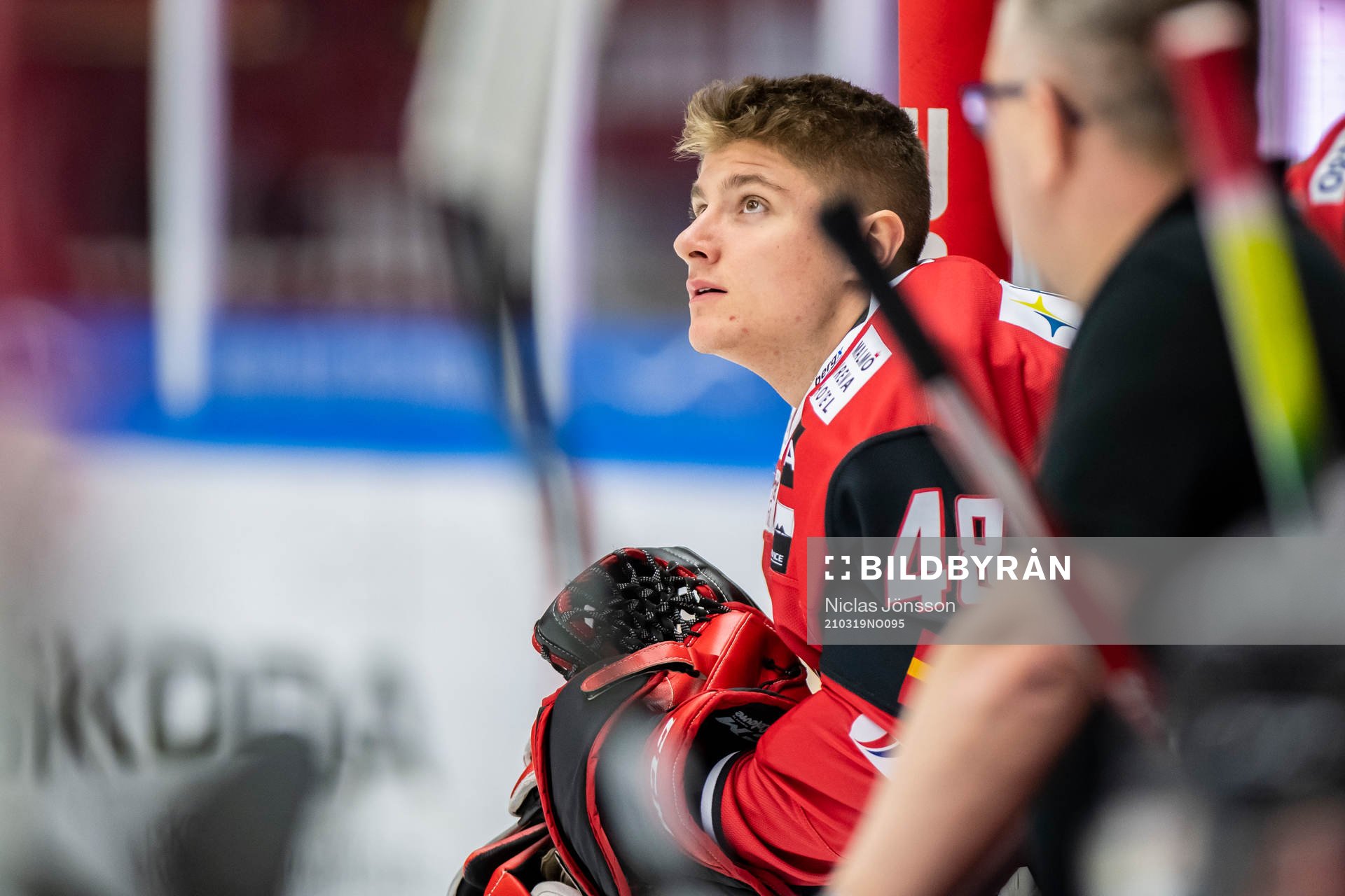 Malmö Redhawks målvakt Louis Ingvordsen