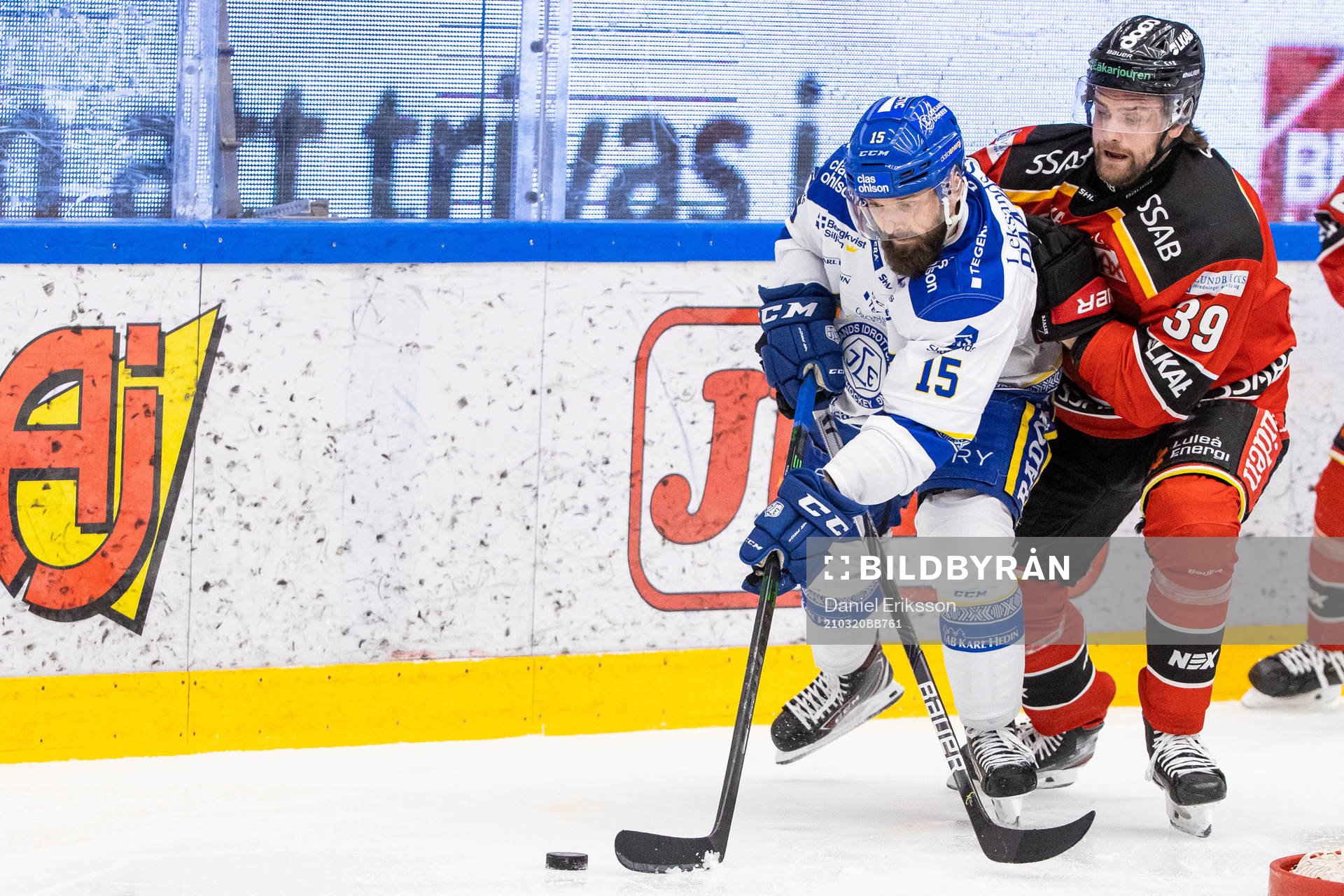 Leksands Otto Paajanen och Luleås Pontus Själin