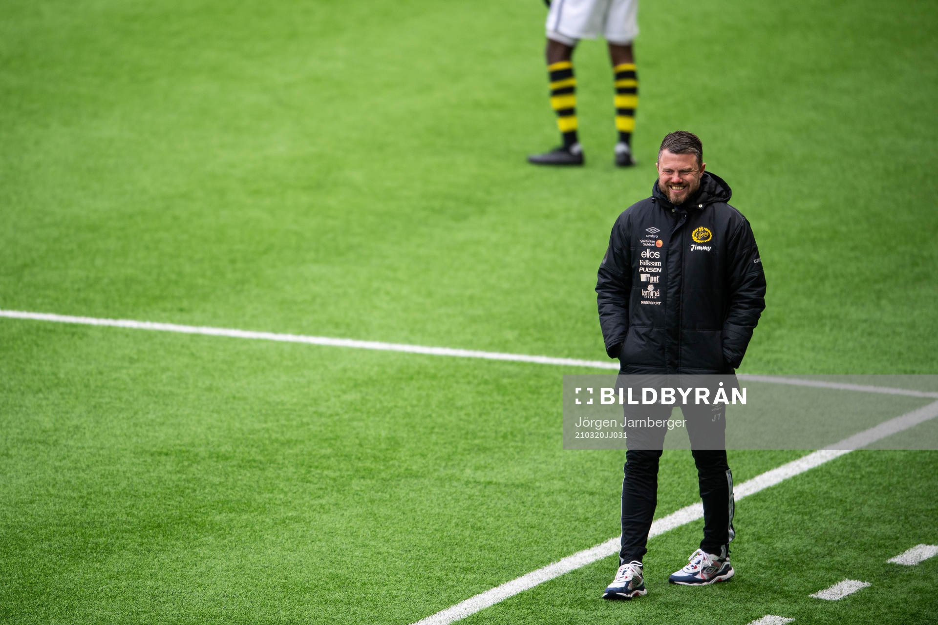 Elfsborgs manager Jimmy Thelin deppar