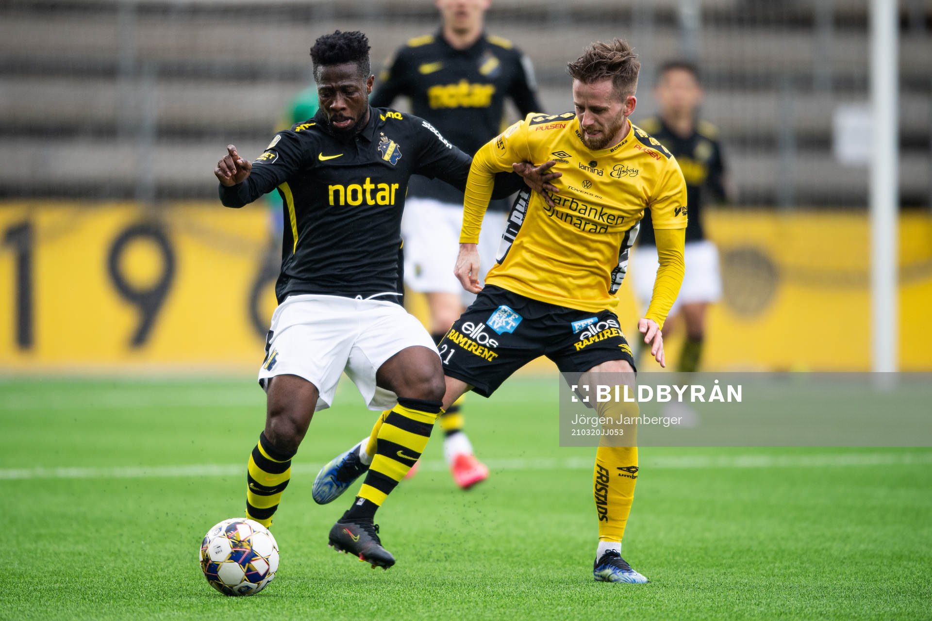 s Ebenezer Ofori och Elfsborgs Rasmus Alm