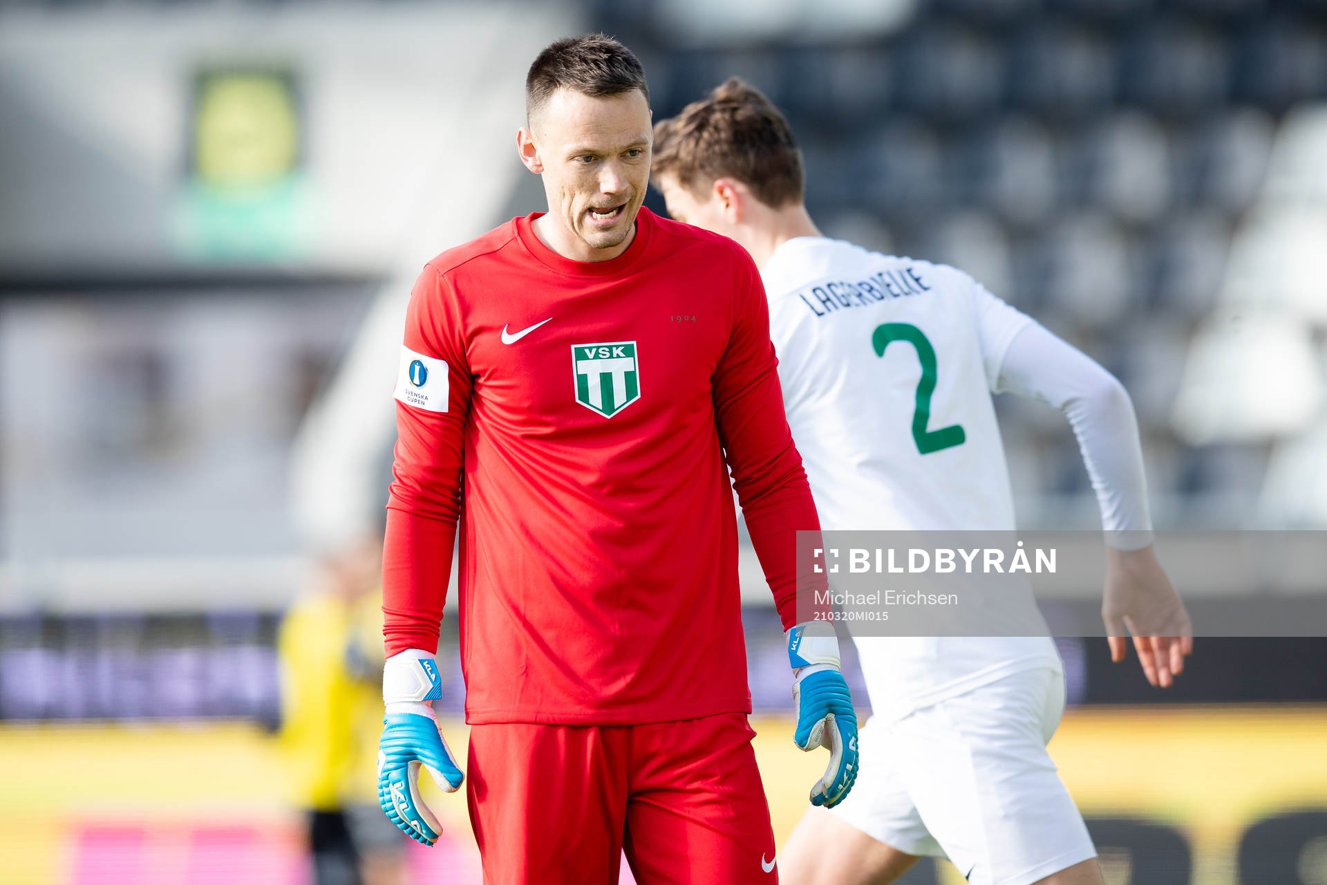 Västerås målvakt Anton Fagerström deppar