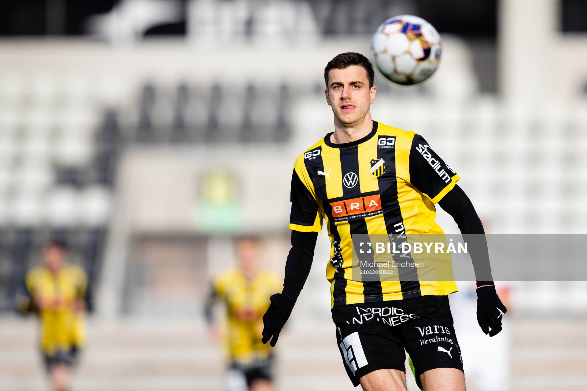 under fotbollsmatchen i Svenska Cupen mellan Häcken och