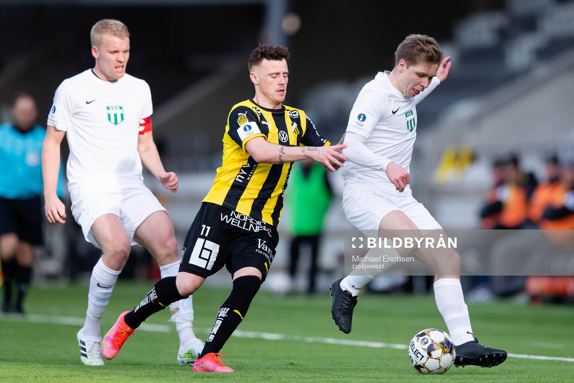 Häckens Tobias Heintz och Västerås Samuel Sörman