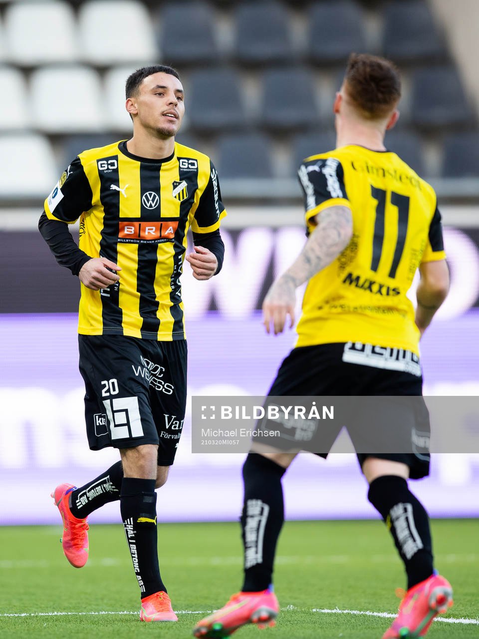 Häckens Ali Youssef och Tobias Heintz
