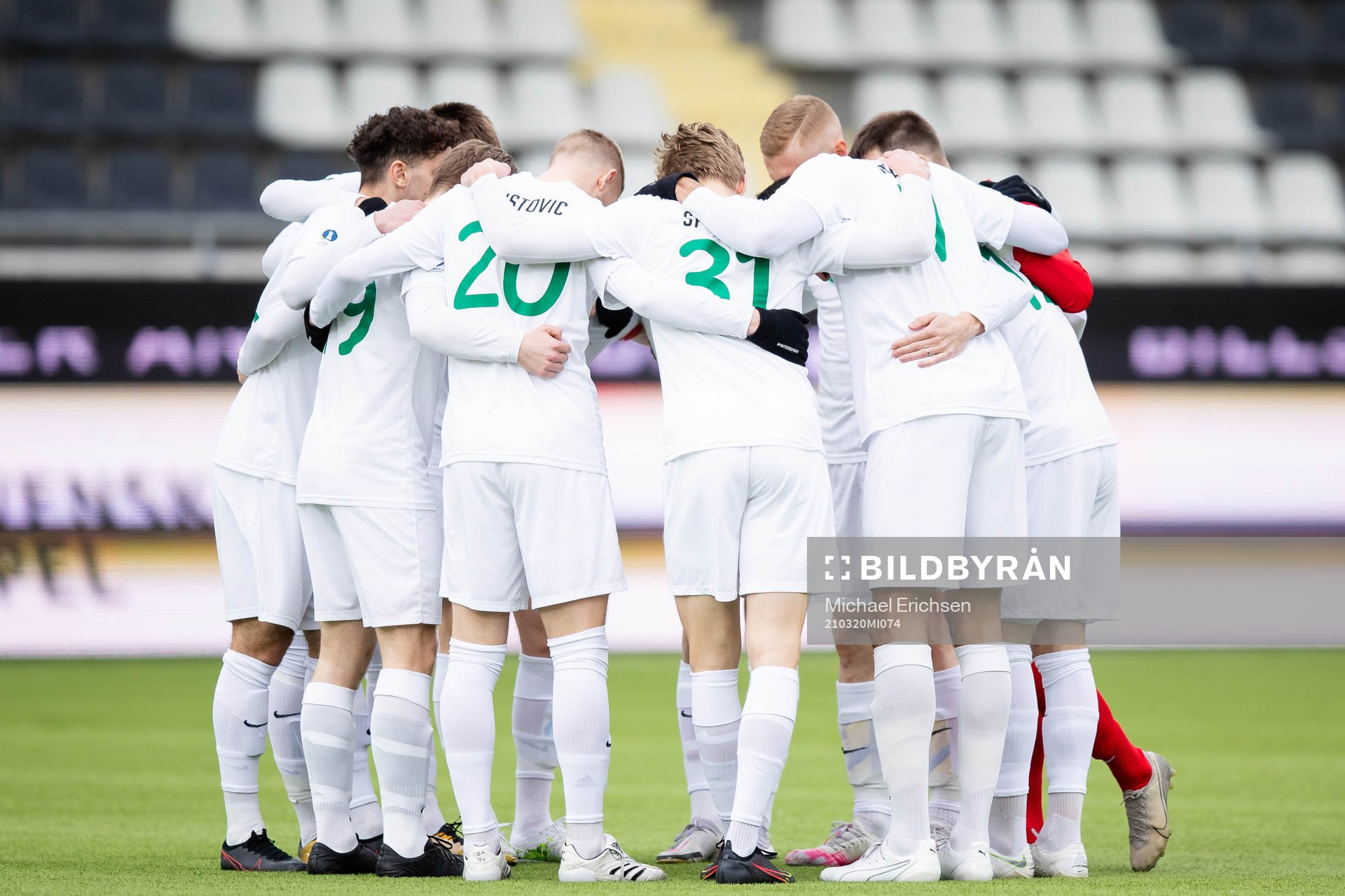 Västerås innan fotbollsmatchen i Svenska Cupen mellan