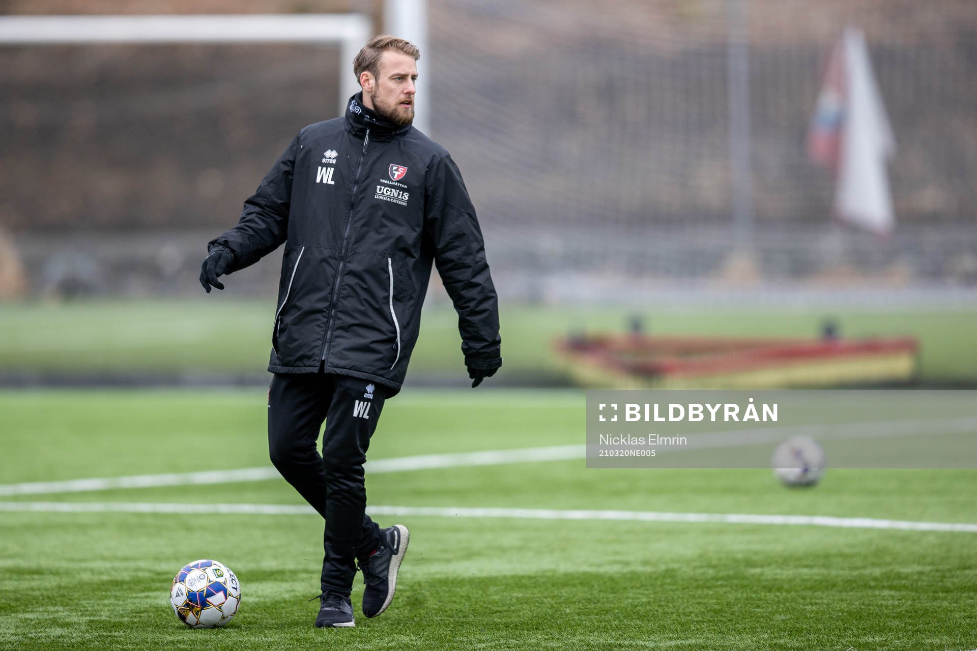 Trollhättans tränare Wiliam Lundin