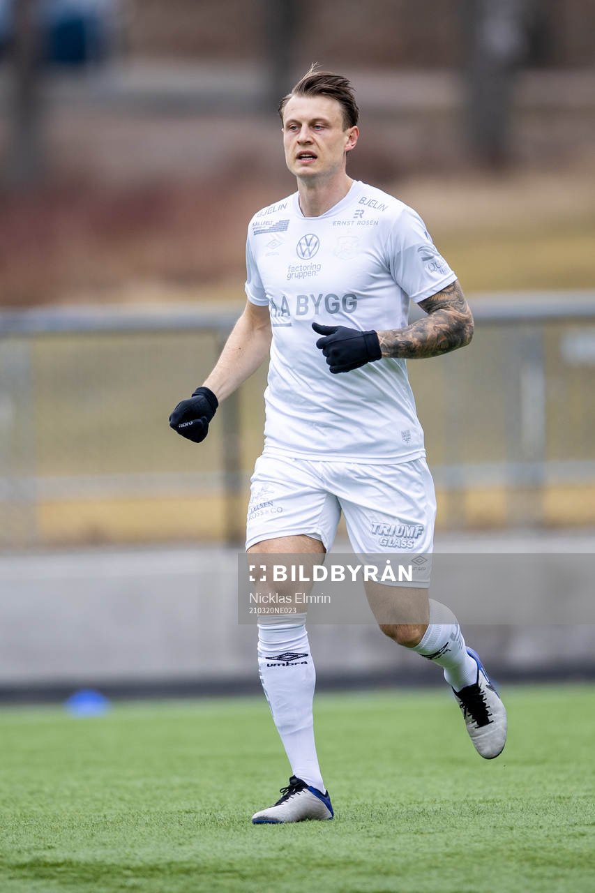 under fotbollsmatchen i träningsmatchen mellan Örgryte