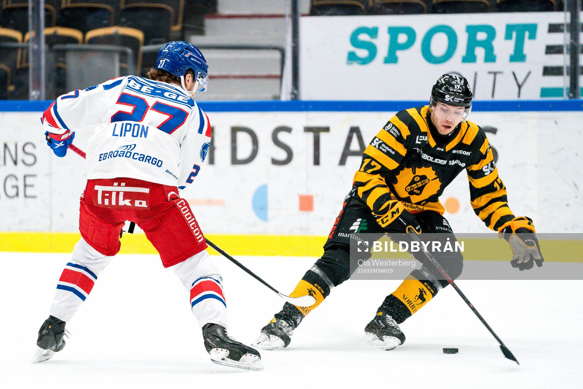 Oskarshamns JC Lipon och Skellefteås Pär Lindholm