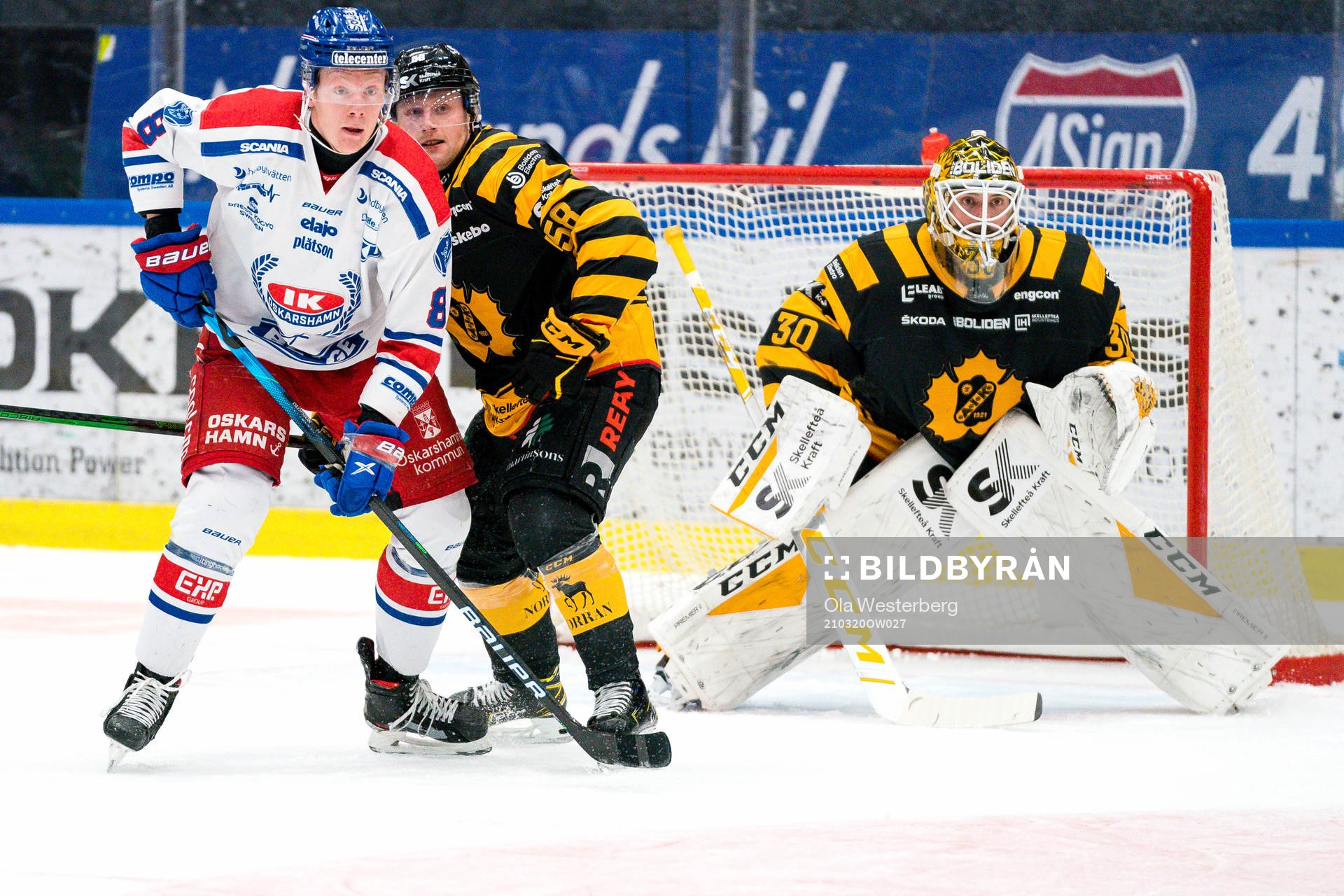 Oskarshamns Fredrik Olofsson och Skellefteås Oskar Nilsson