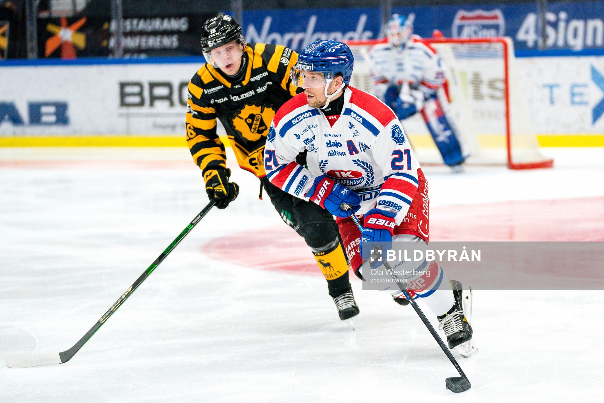 Oskarshamns Brian Cooper och Skellefteås Linus Lindström