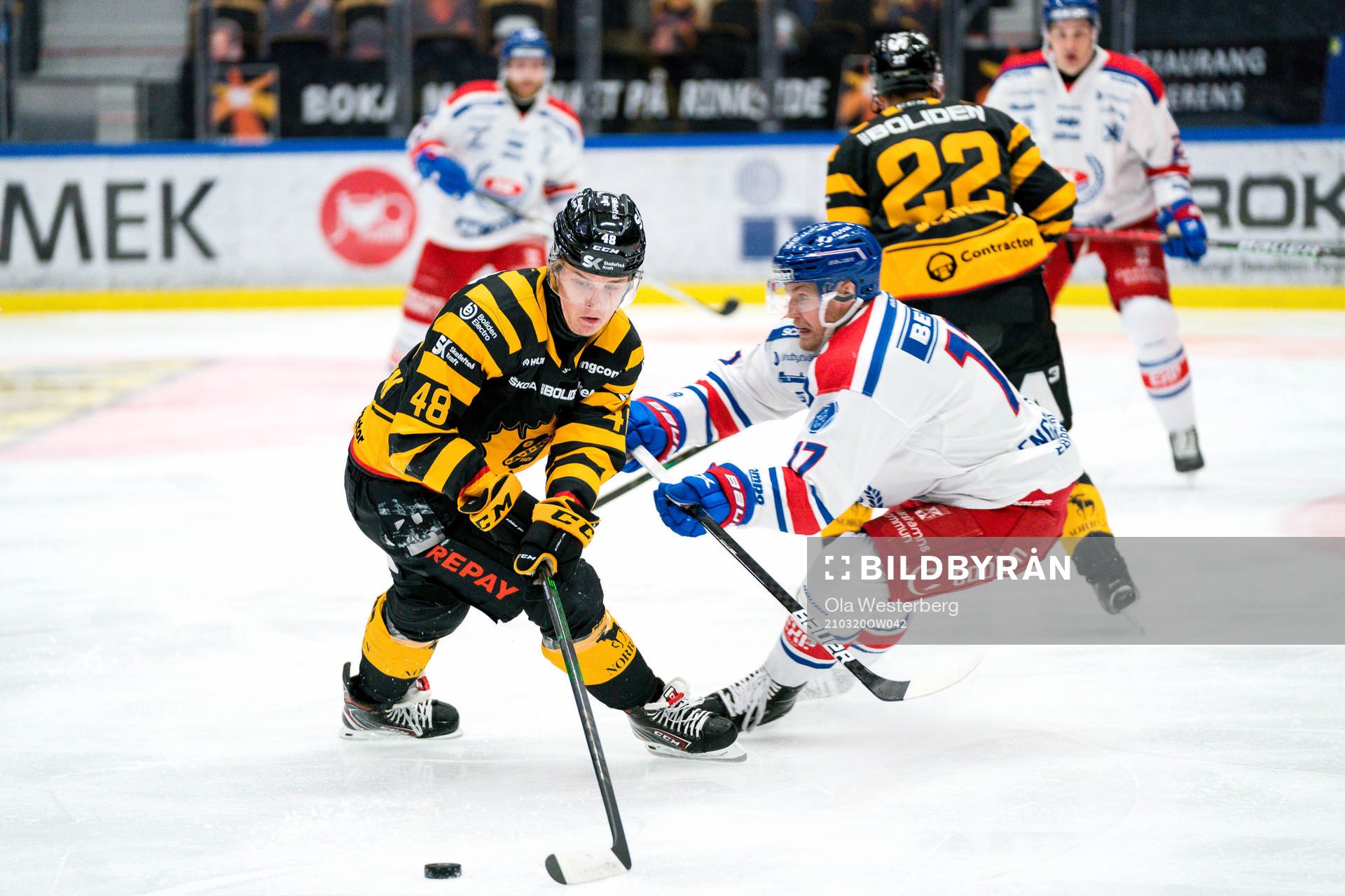 Skellefteås Jonatan Berggren och Oskarshamns Jonas