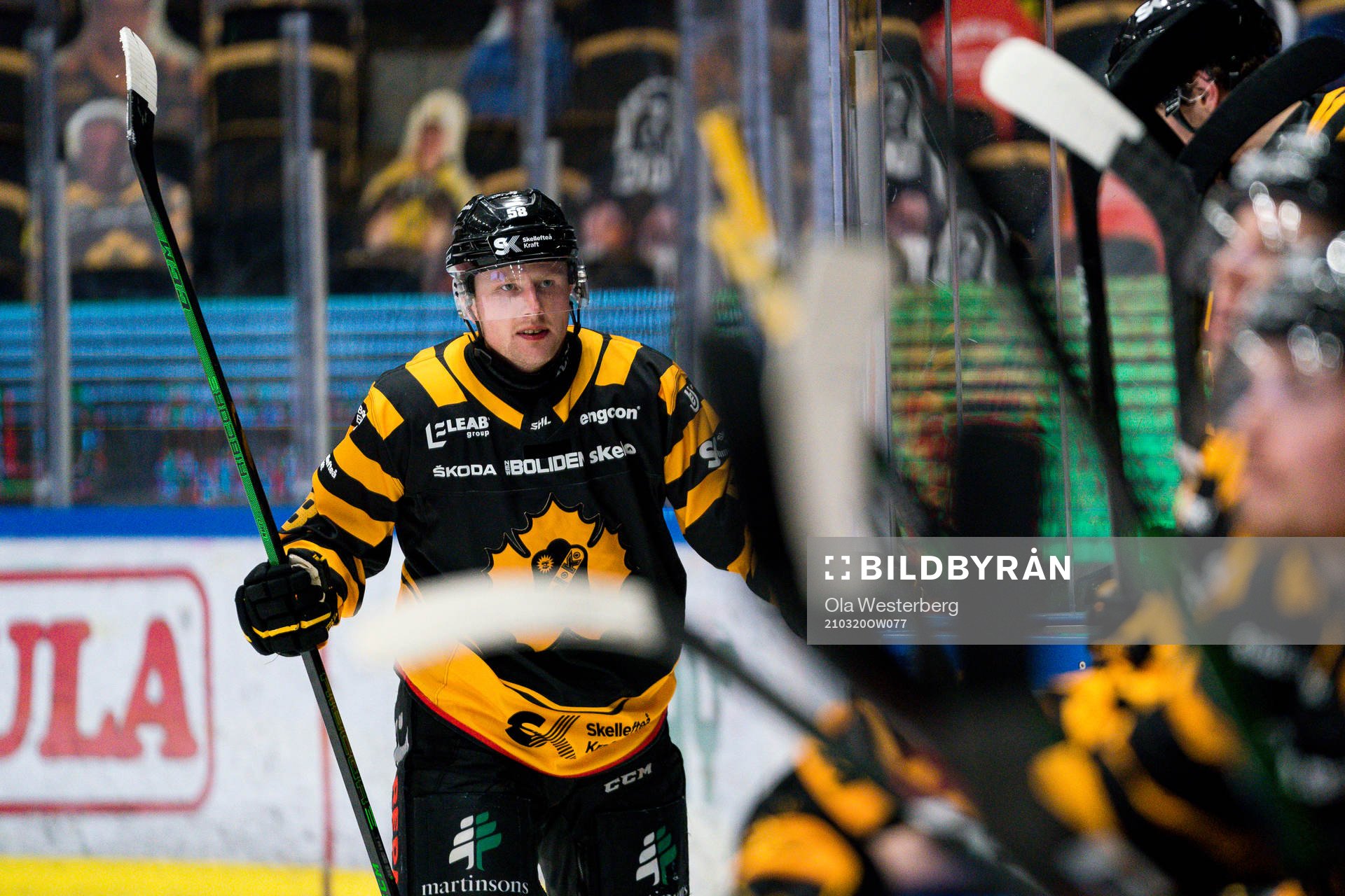 Skellefteås Oskar Nilsson jublar