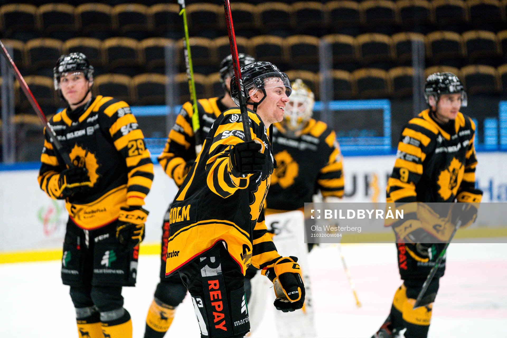 Skellefteås Pär Lindholm jublar