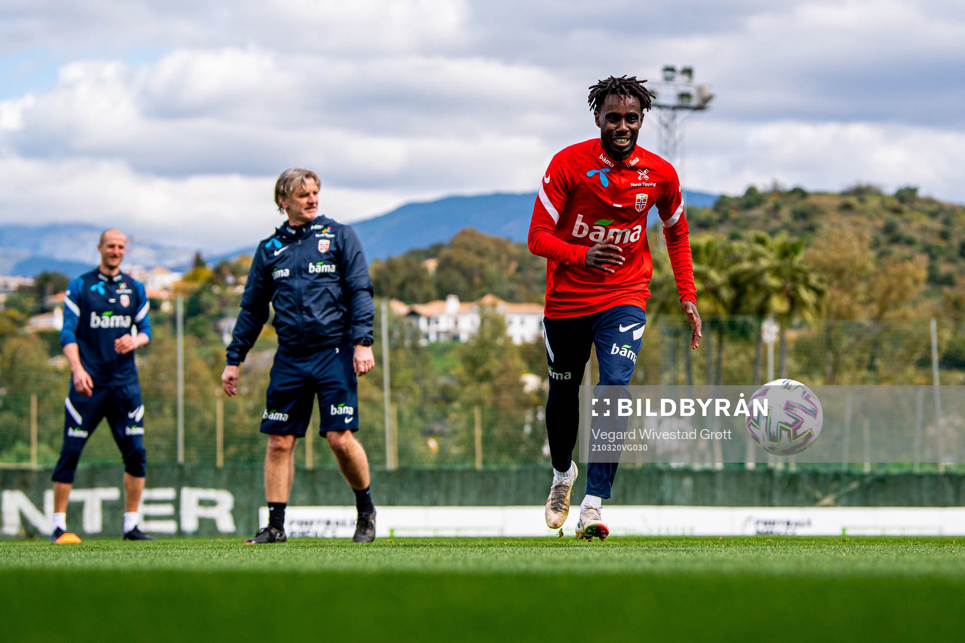 Tokmac Nguen of the Norwegian national football team