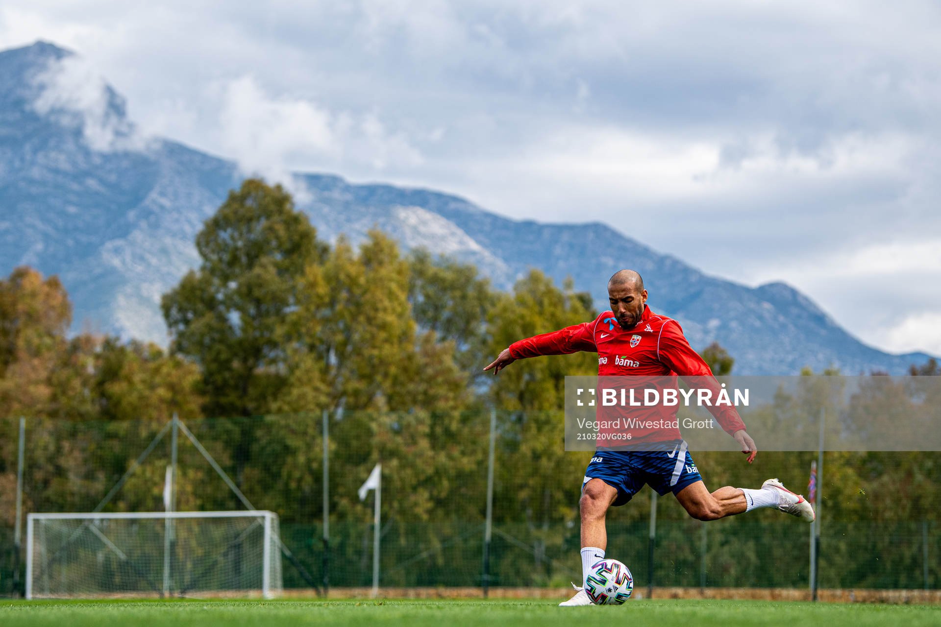 Haitam Aleesami of the Norwegian national football team