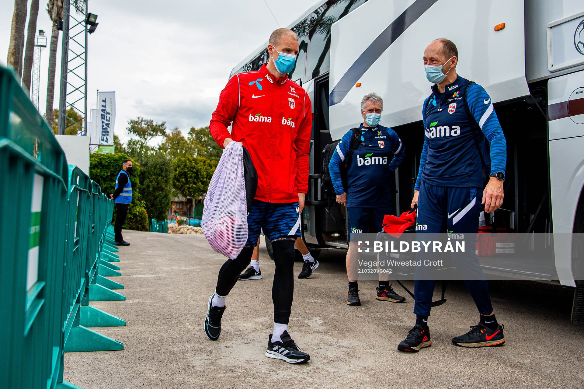 Goalkeeper André Hansen of the Norwegian national football