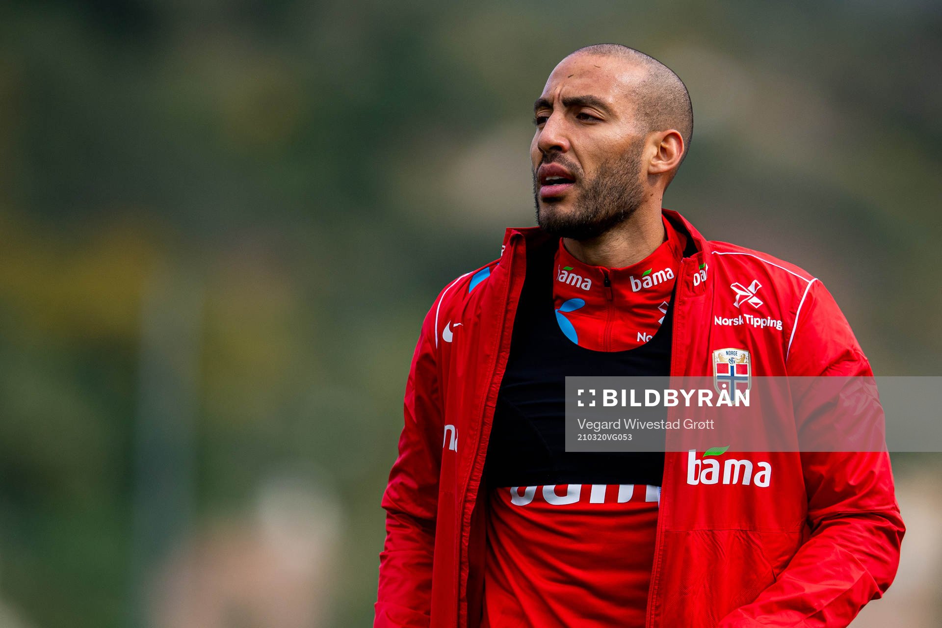 Haitam Aleesami of the Norwegian national football team