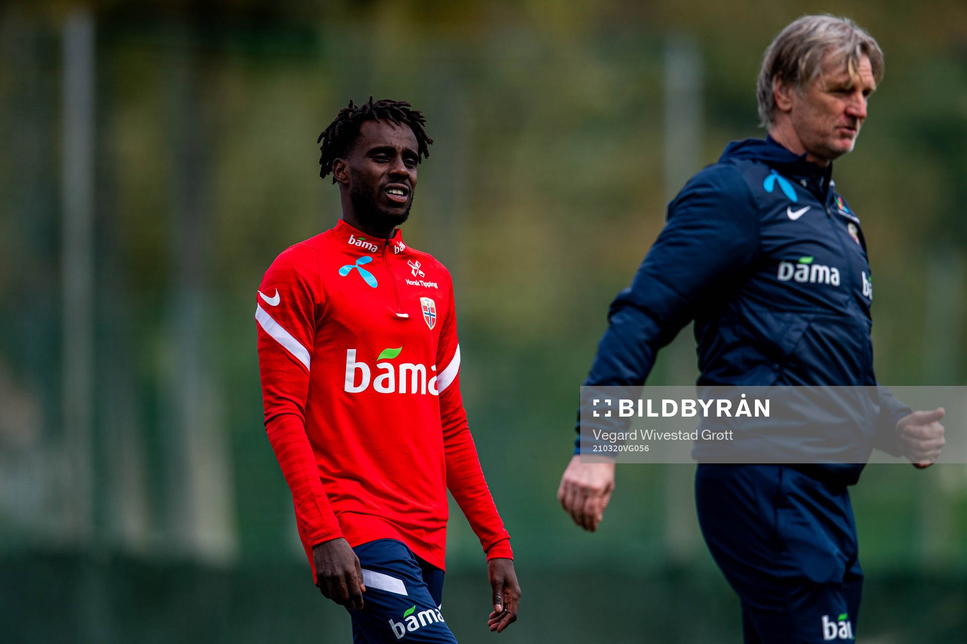 Tokmac Nguen of the Norwegian national football team and