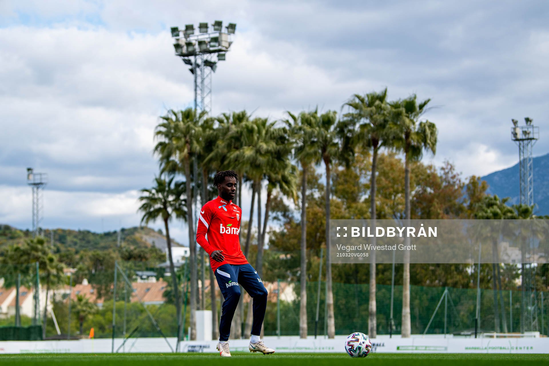 Tokmac Nguen of the Norwegian national football team