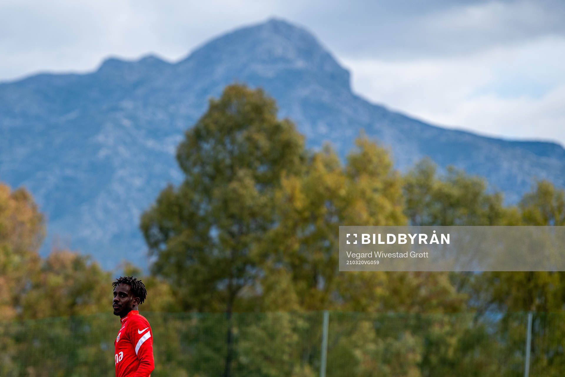Tokmac Nguen of the Norwegian national football team