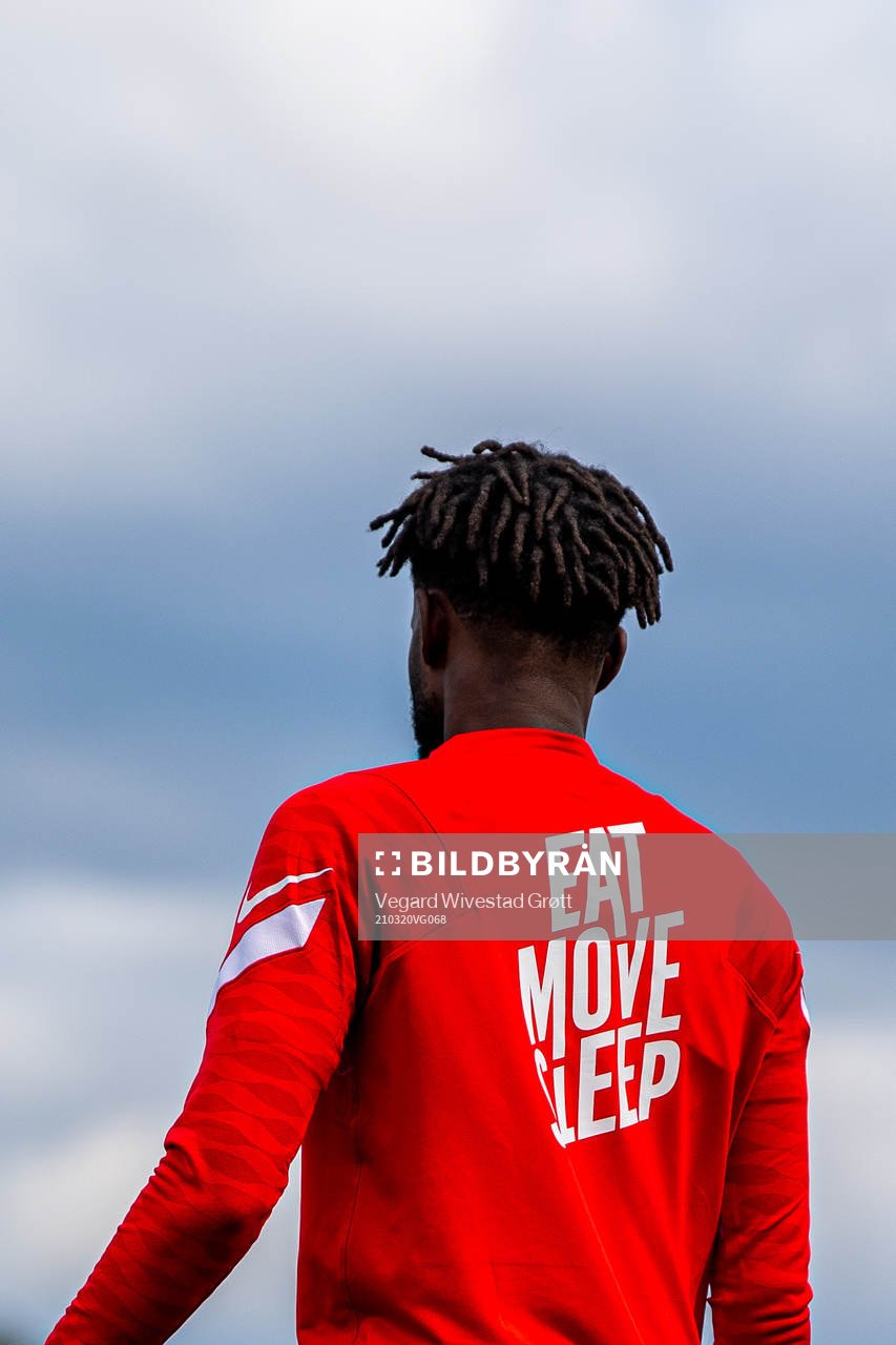 Tokmac Nguen of the Norwegian national football team