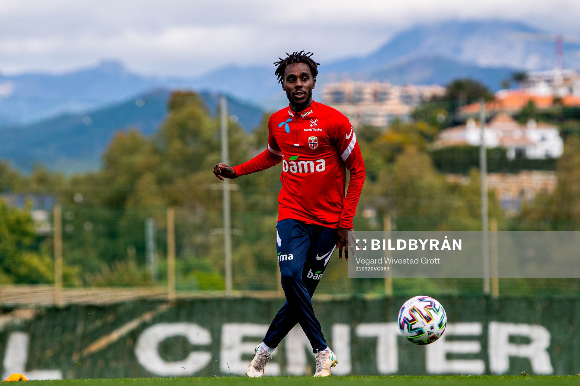 Tokmac Nguen of the Norwegian national football team
