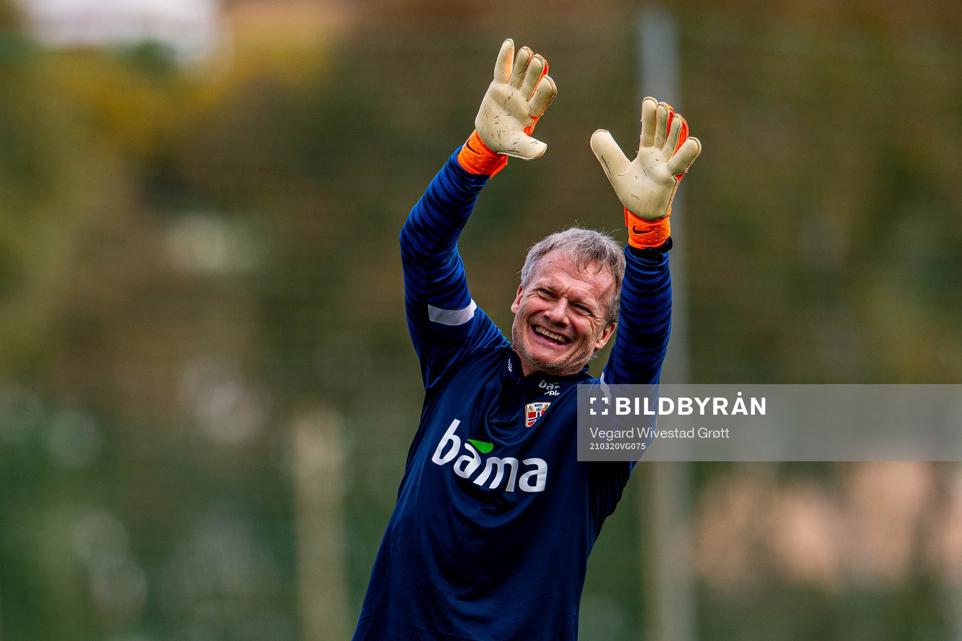 Frode Grodås, goalkeeper coach of the Norwegian national