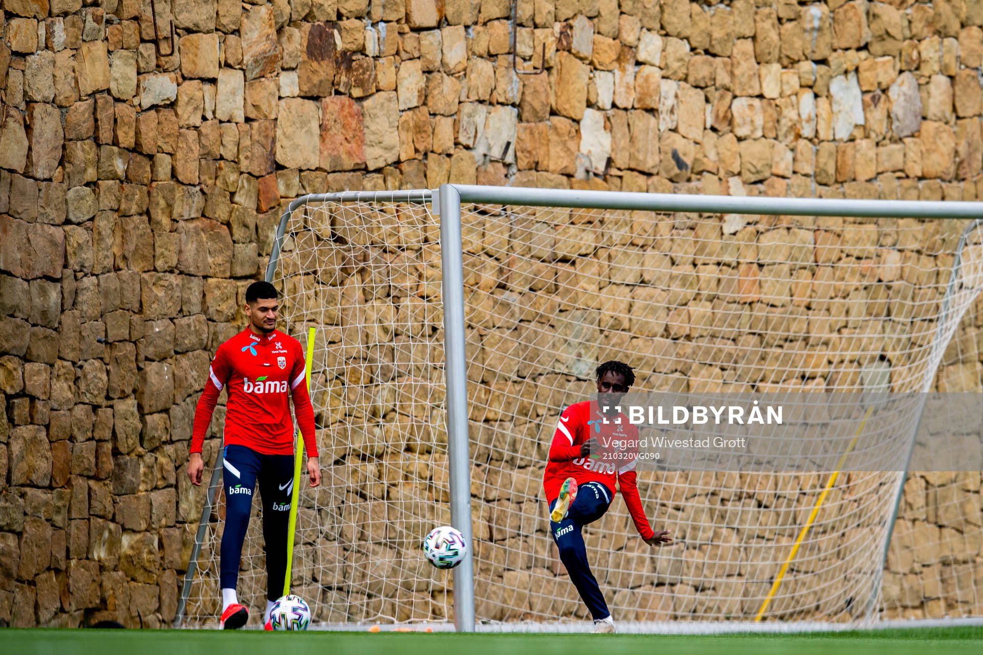 Bjørn Maars Johnsen and Tokmac Nguen of the Norwegian