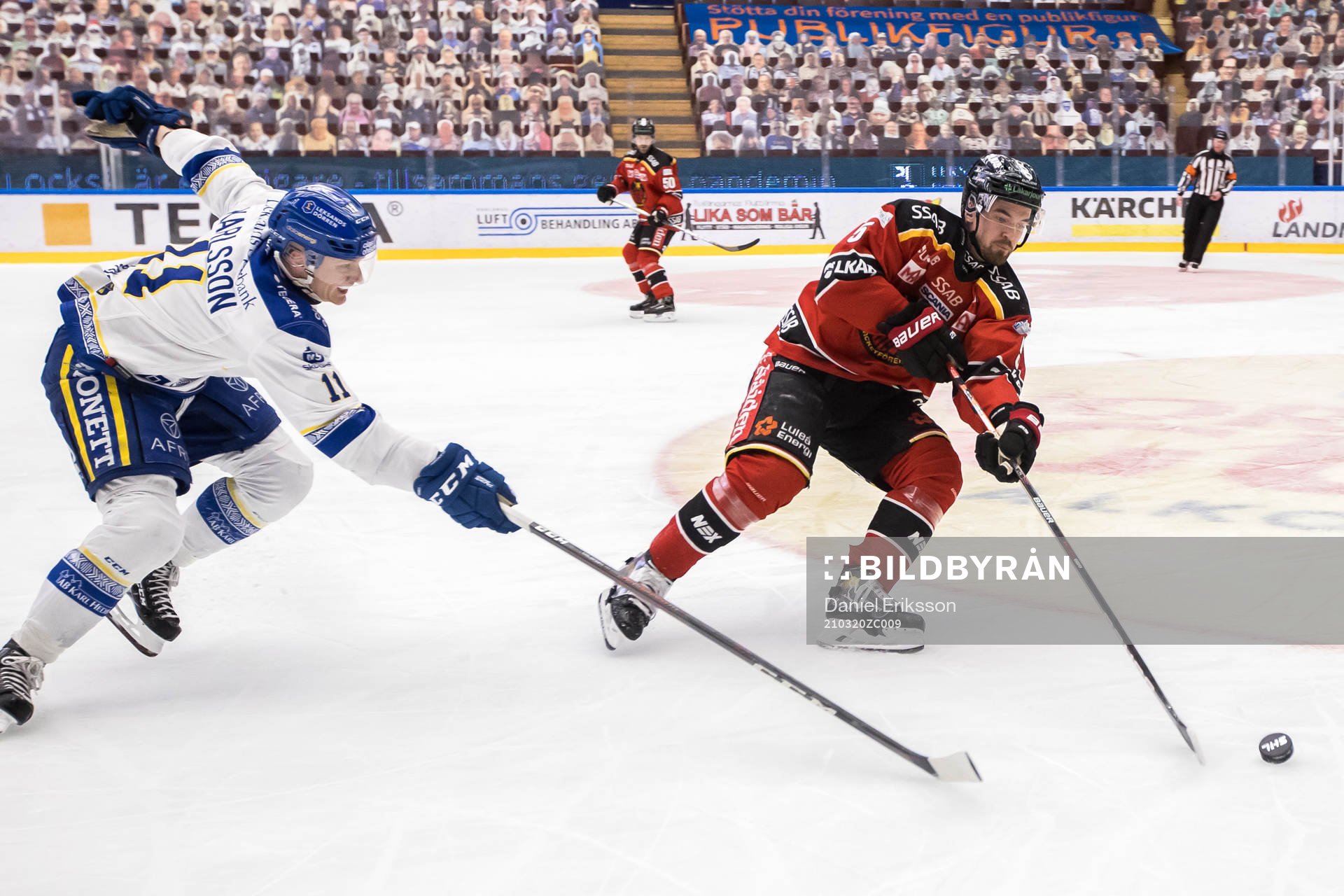 Leksands Martin Karlsson och Luleås Eddie Larsson