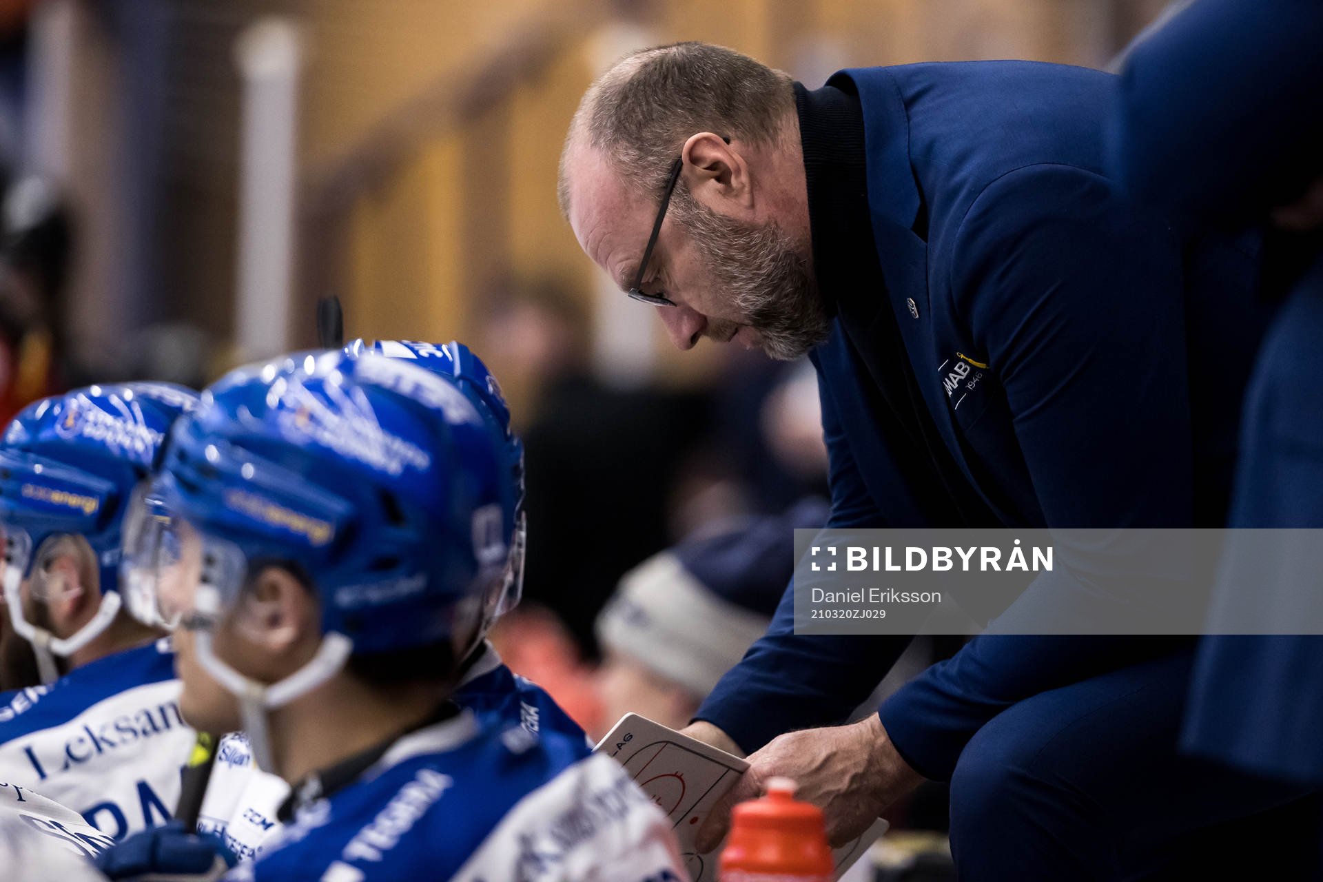 Leksands assisterande tränare Fredrik Hallberg
