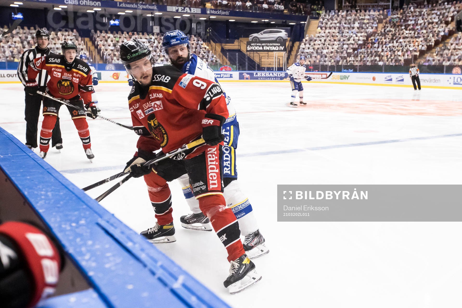 Luleås Victor Berglund och Leksands Daniel Olsson Trkulja
