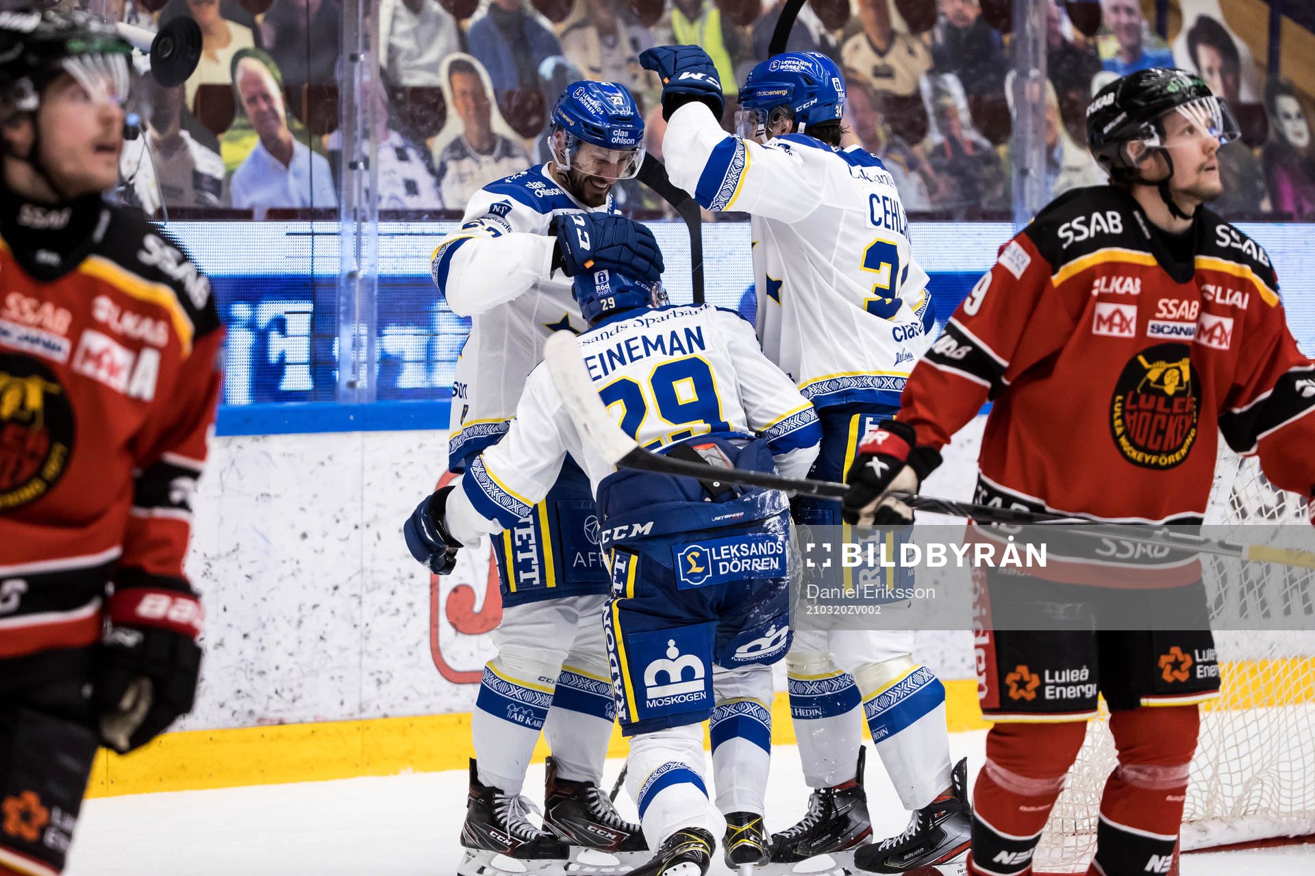 Leksands Marek Hrivik jublar