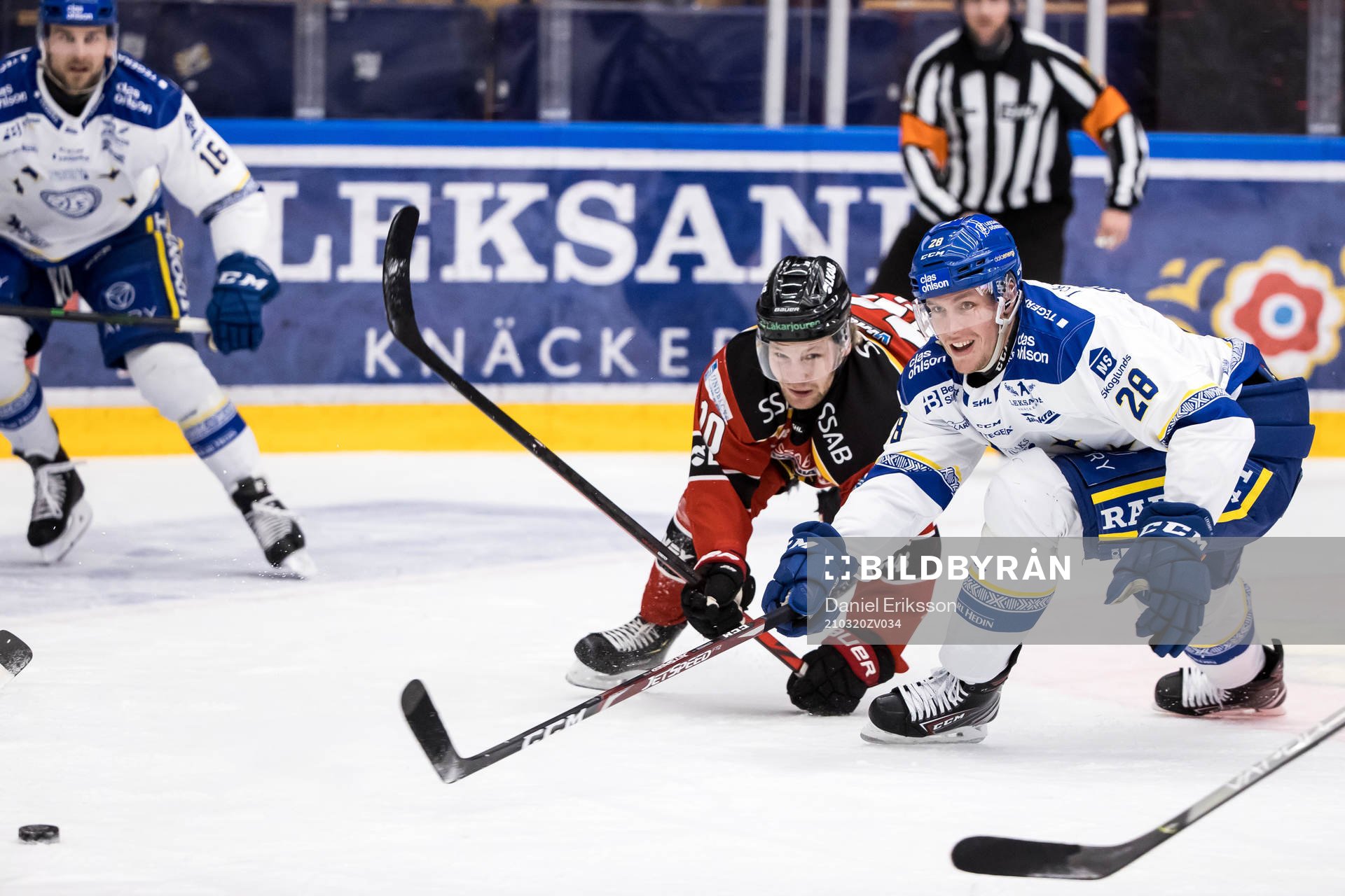 Luleås Einar Emanuelsson och Leksands Mattias Göransson