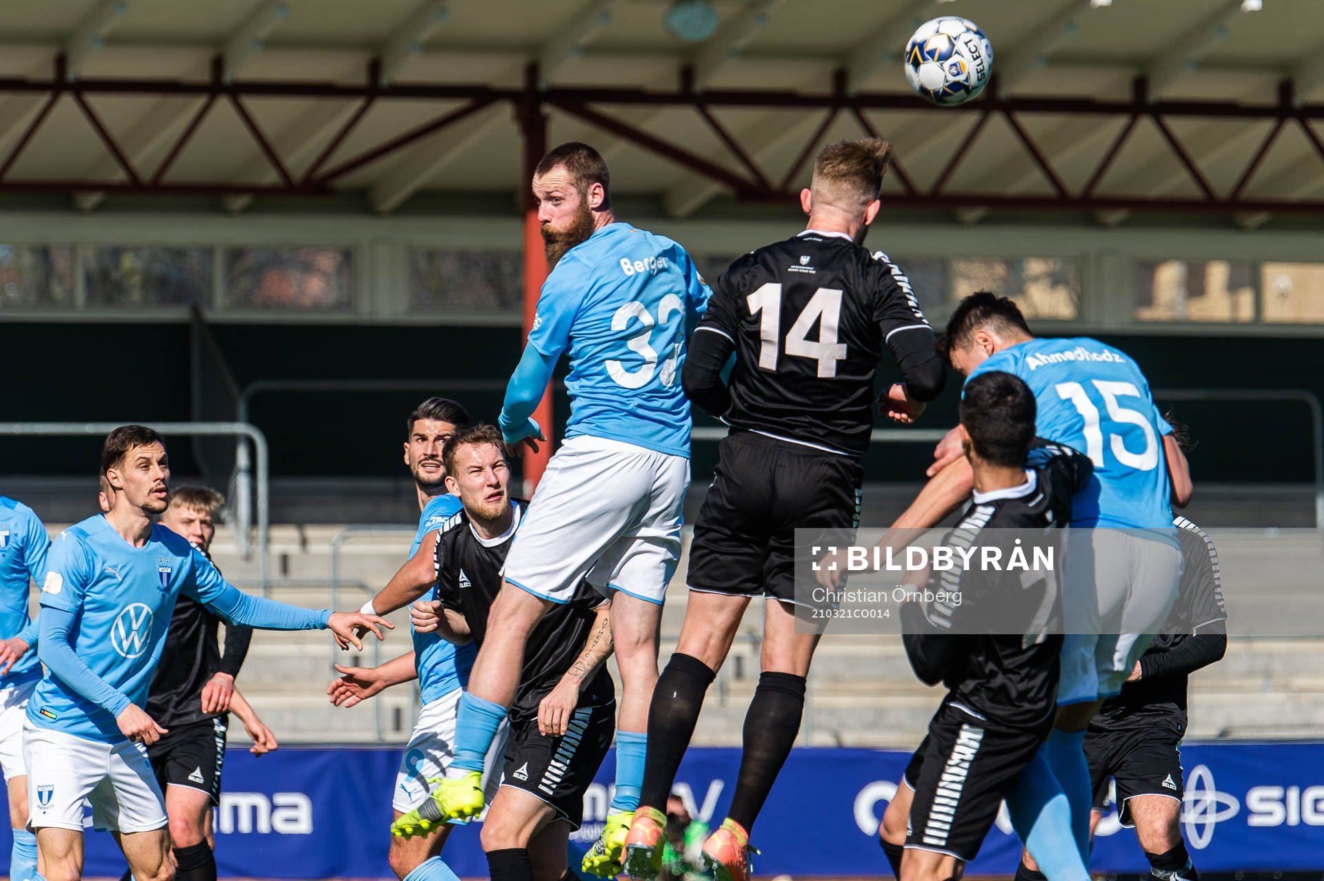 Malmö FFs Jo Inge Berget och Anel Ahmedhodzic