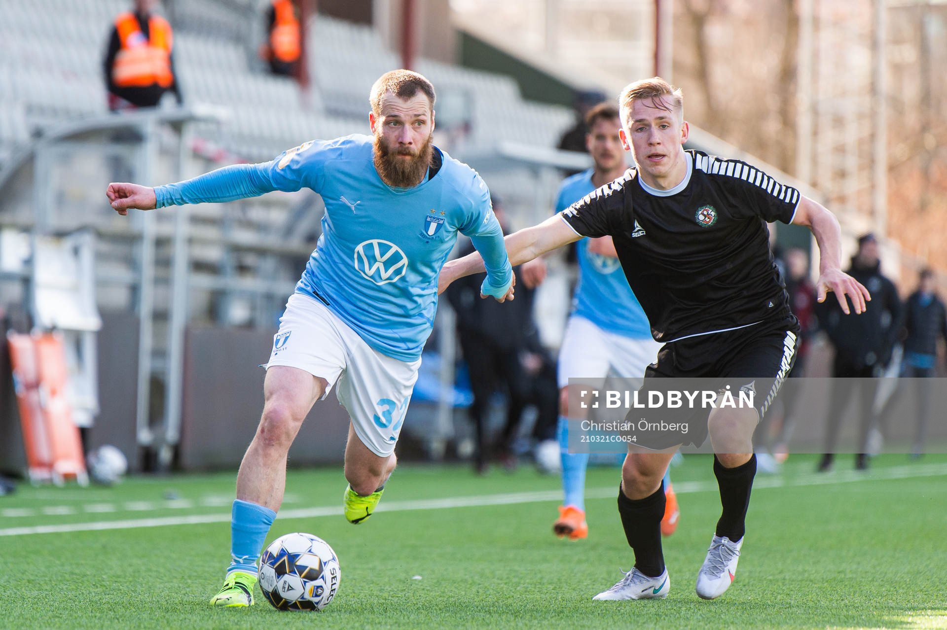 Malmö FFs Jo Inge Berget och Örebros David Seger