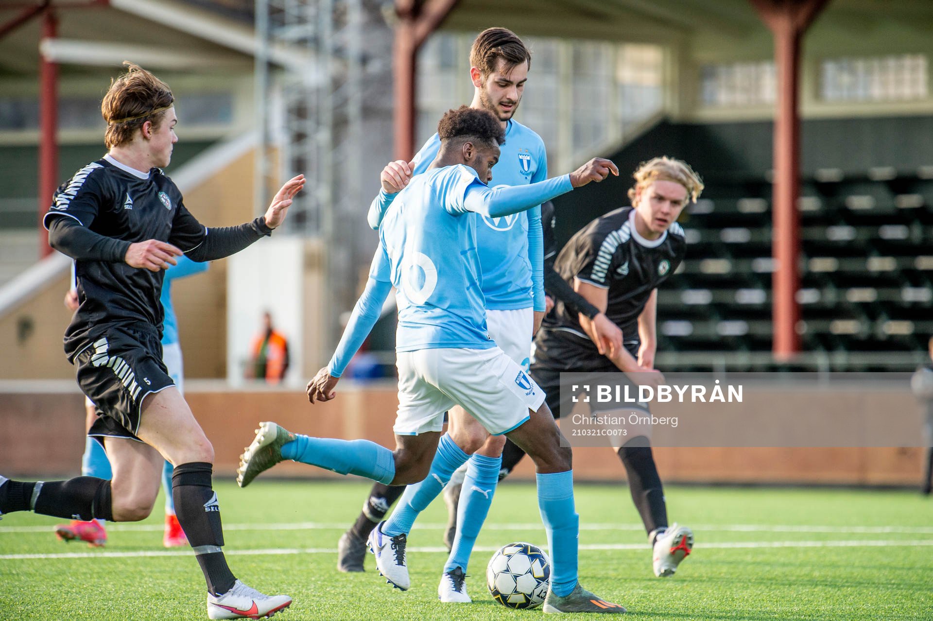Malmö FFs Mubaarak Nuh och Adi Nalic på väg mot 4-0