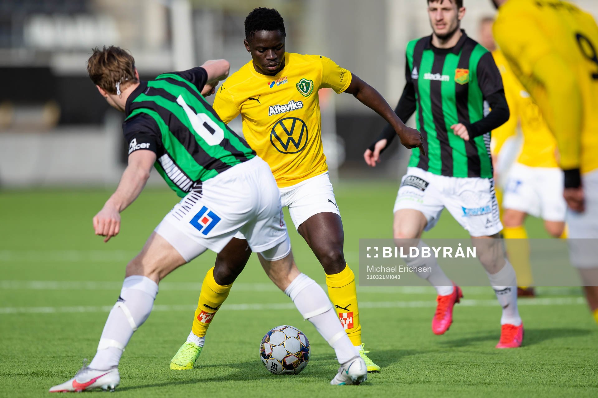 GAIS August Wängberg och Jönköpings Eric Johana Omondi