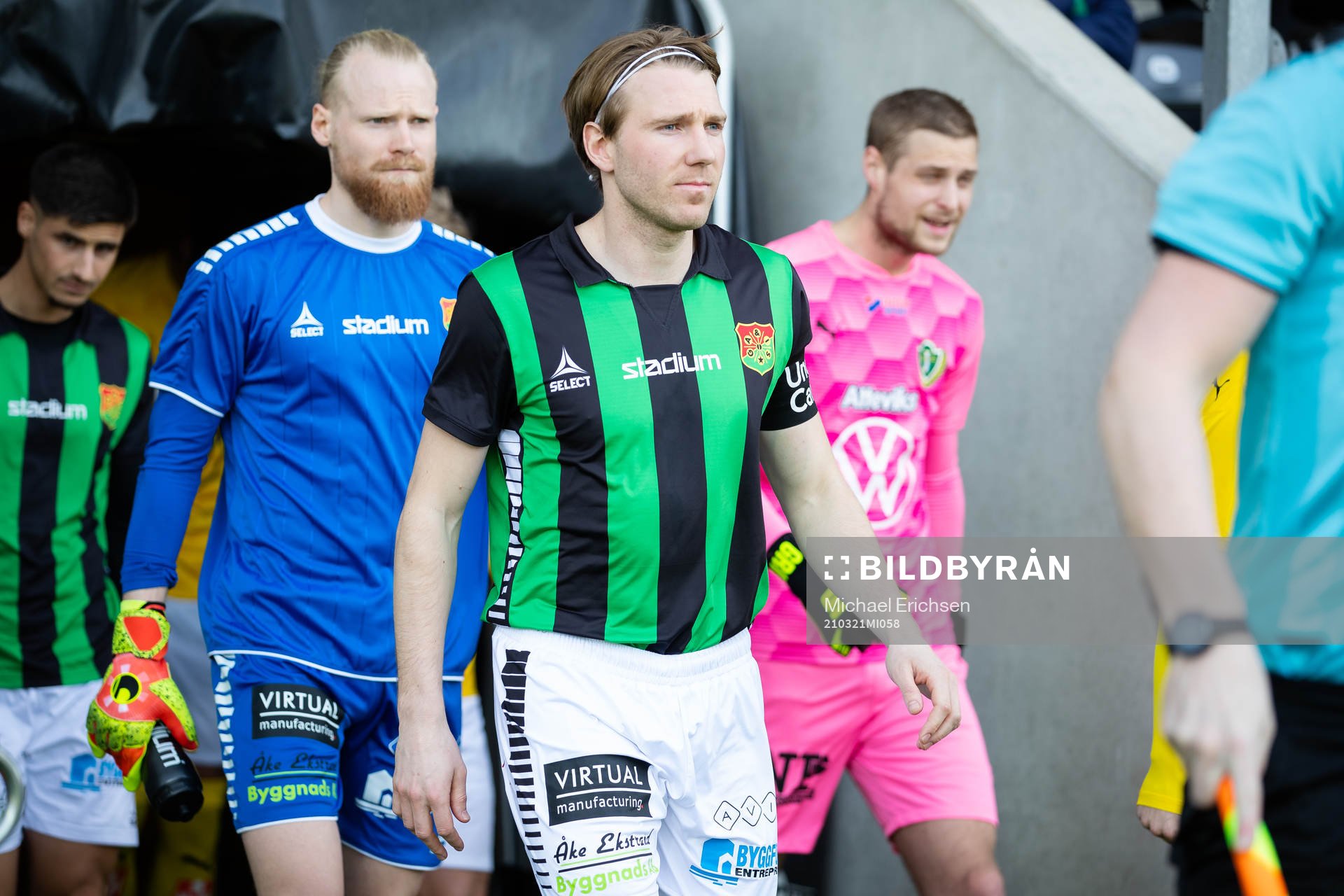 GAIS August Wängberg innan träningsmatchen i fotboll