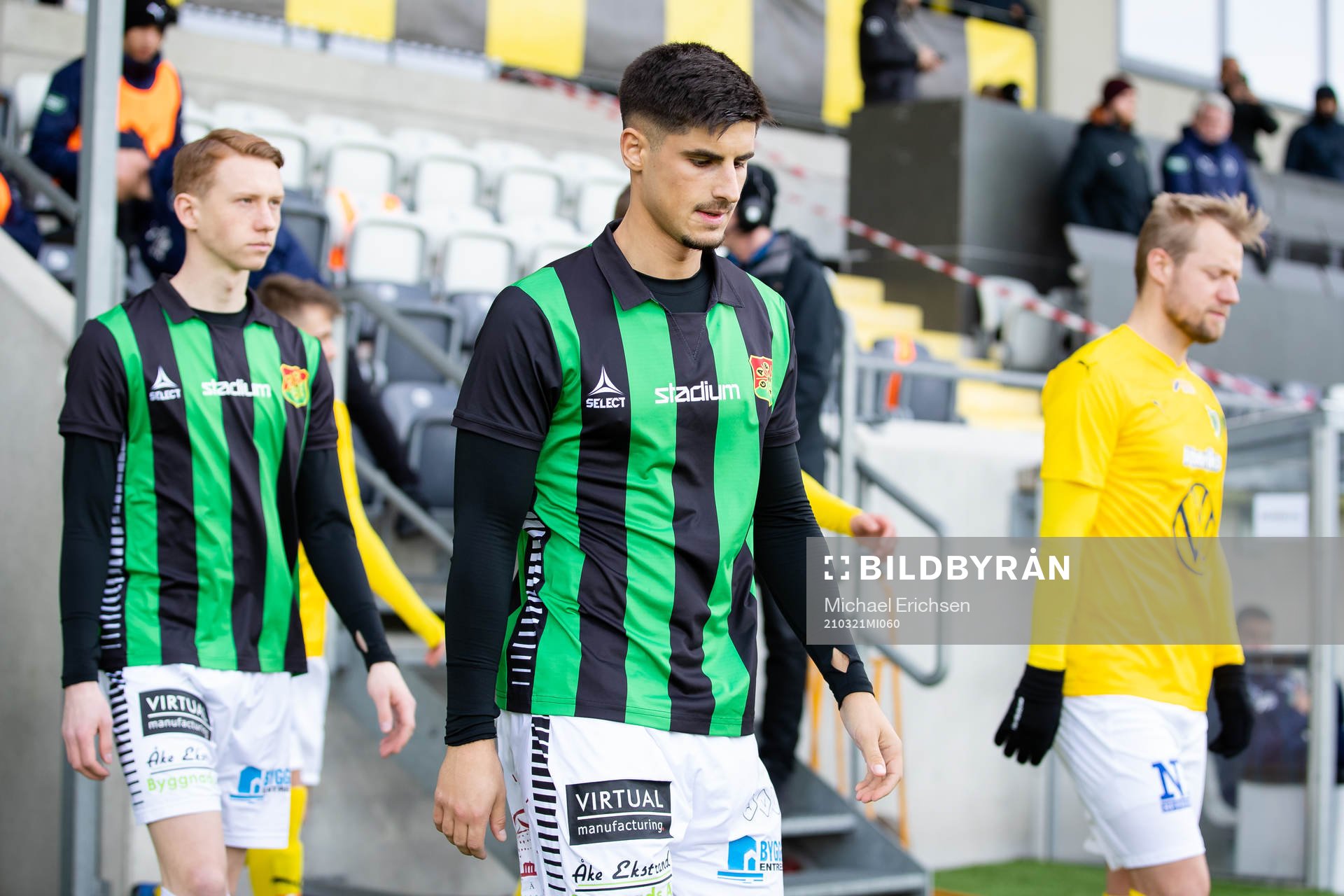 GAIS Emin Grozdanic innan träningsmatchen i fotboll mellan