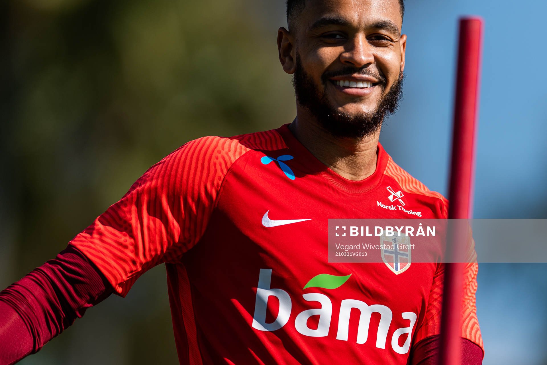 Joshua King of the Norwegian national football team