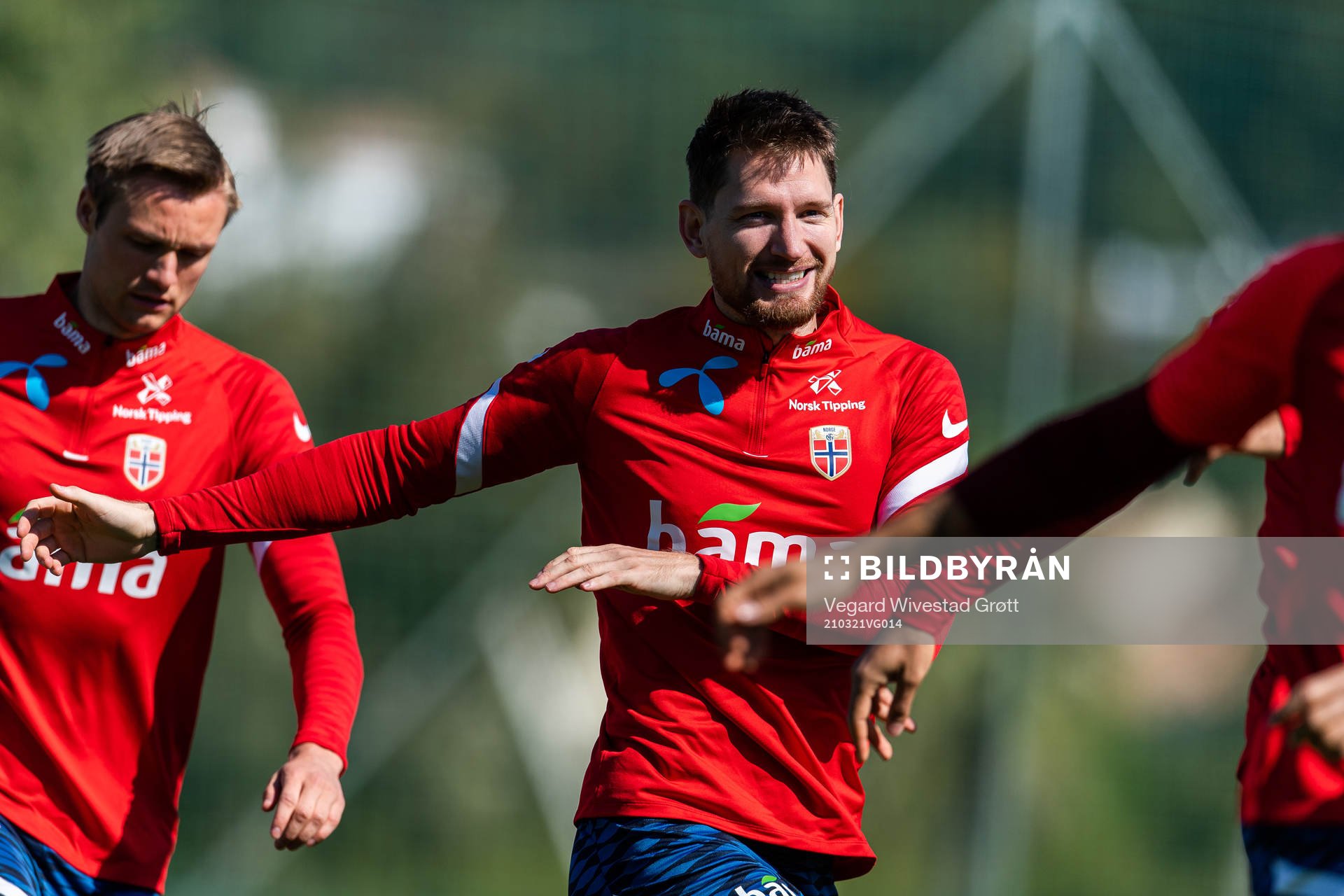 Stefan Strandberg of the Norwegian national football team