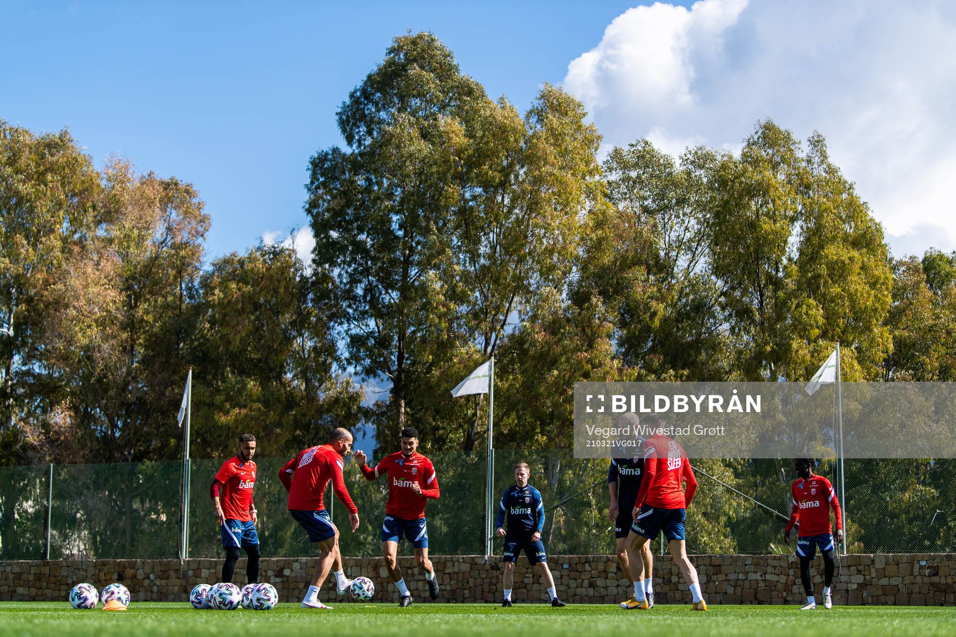 Joshua King, Haitam Aleesami and Bjørn Maars Johnsen of