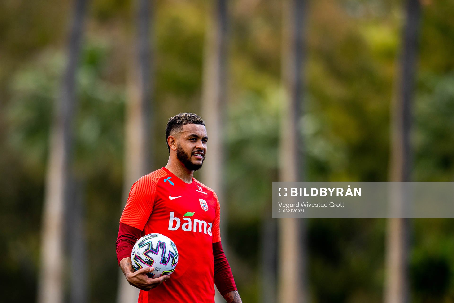 Joshua King of the Norwegian national football team