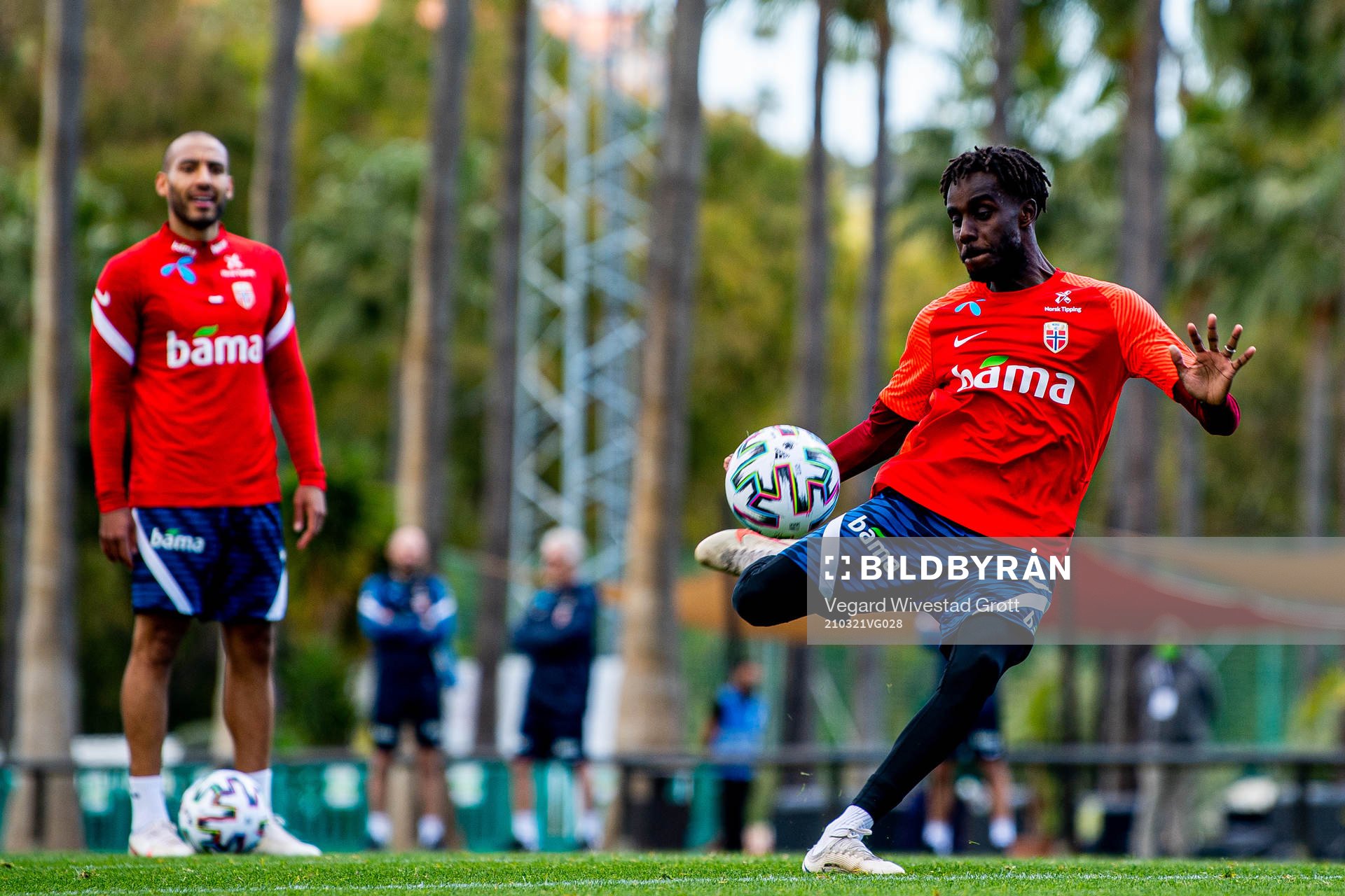 Tokmac Nguen of the Norwegian national football team