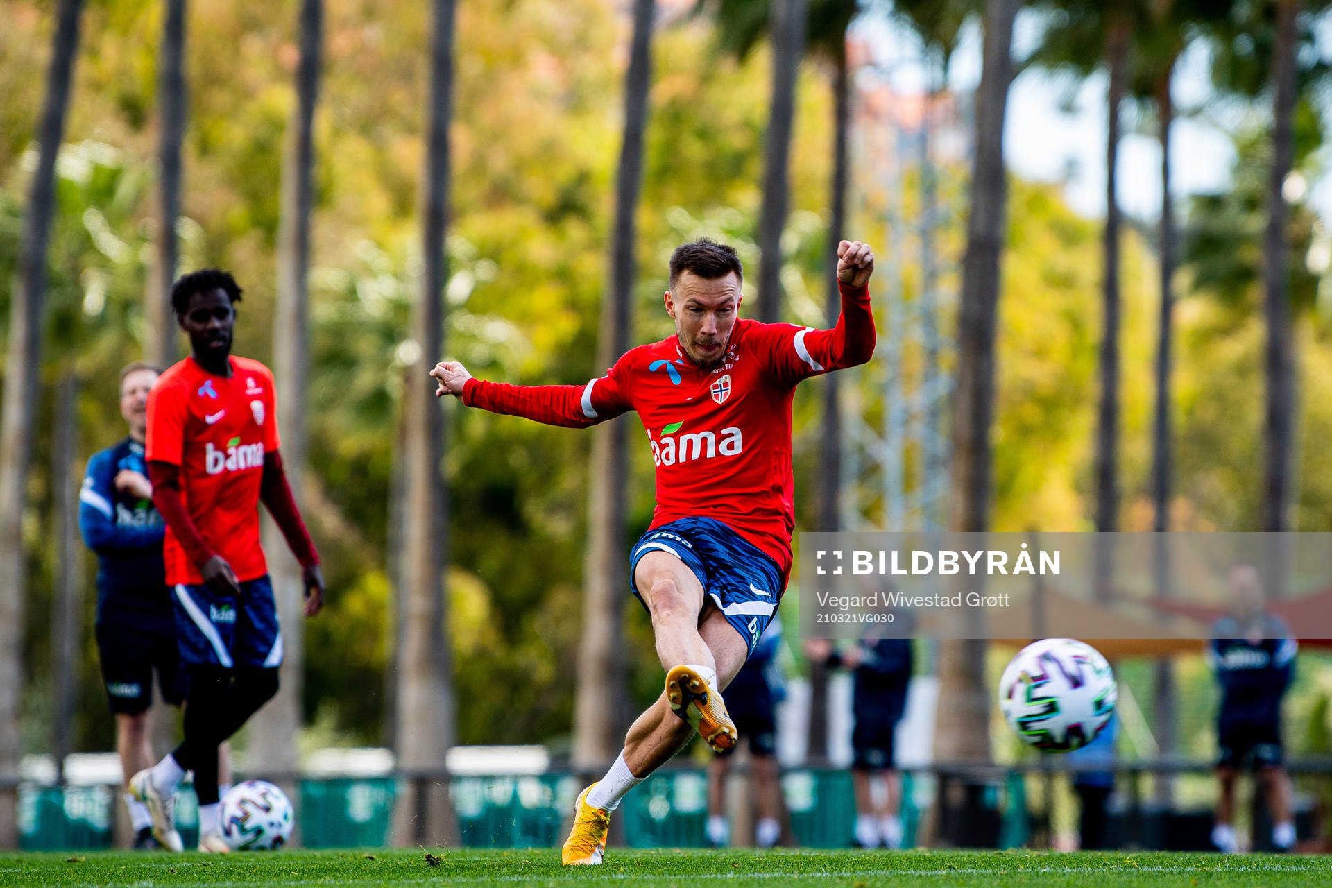 Martin Linnes of the Norwegian national football team
