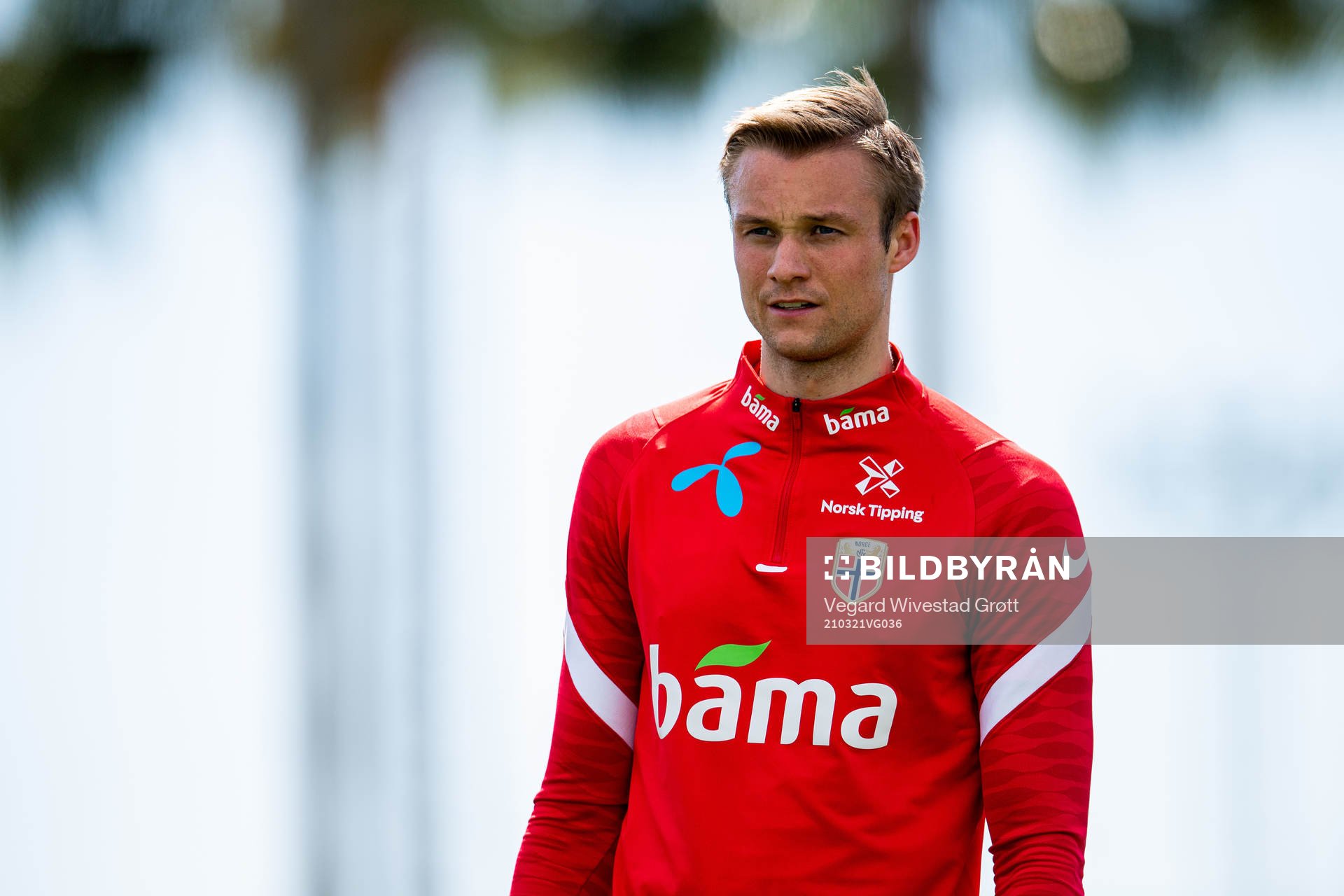 Stian Gregersen of the Norwegian national football team