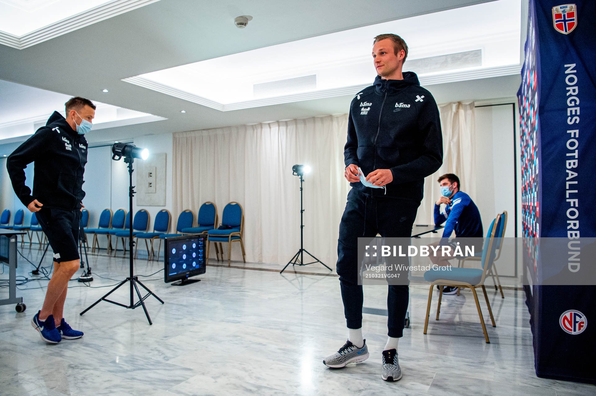 Martin Linnes and Stian Gregersen of the Norwegian national